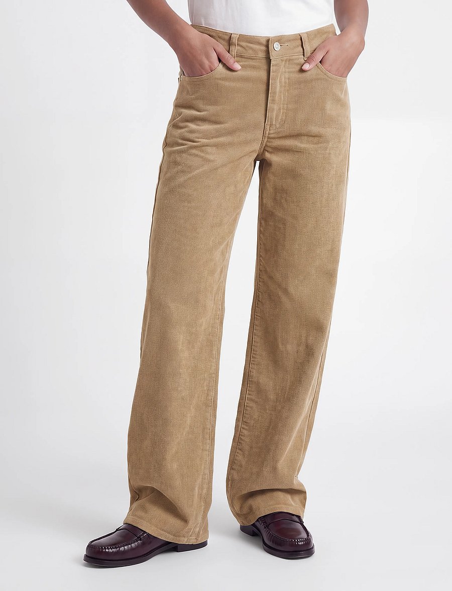 JJXX Kids - JXZOE GELLY WIDE PANTS PNT GRL SN - hosen mit weitem bein - petrified oak - 0