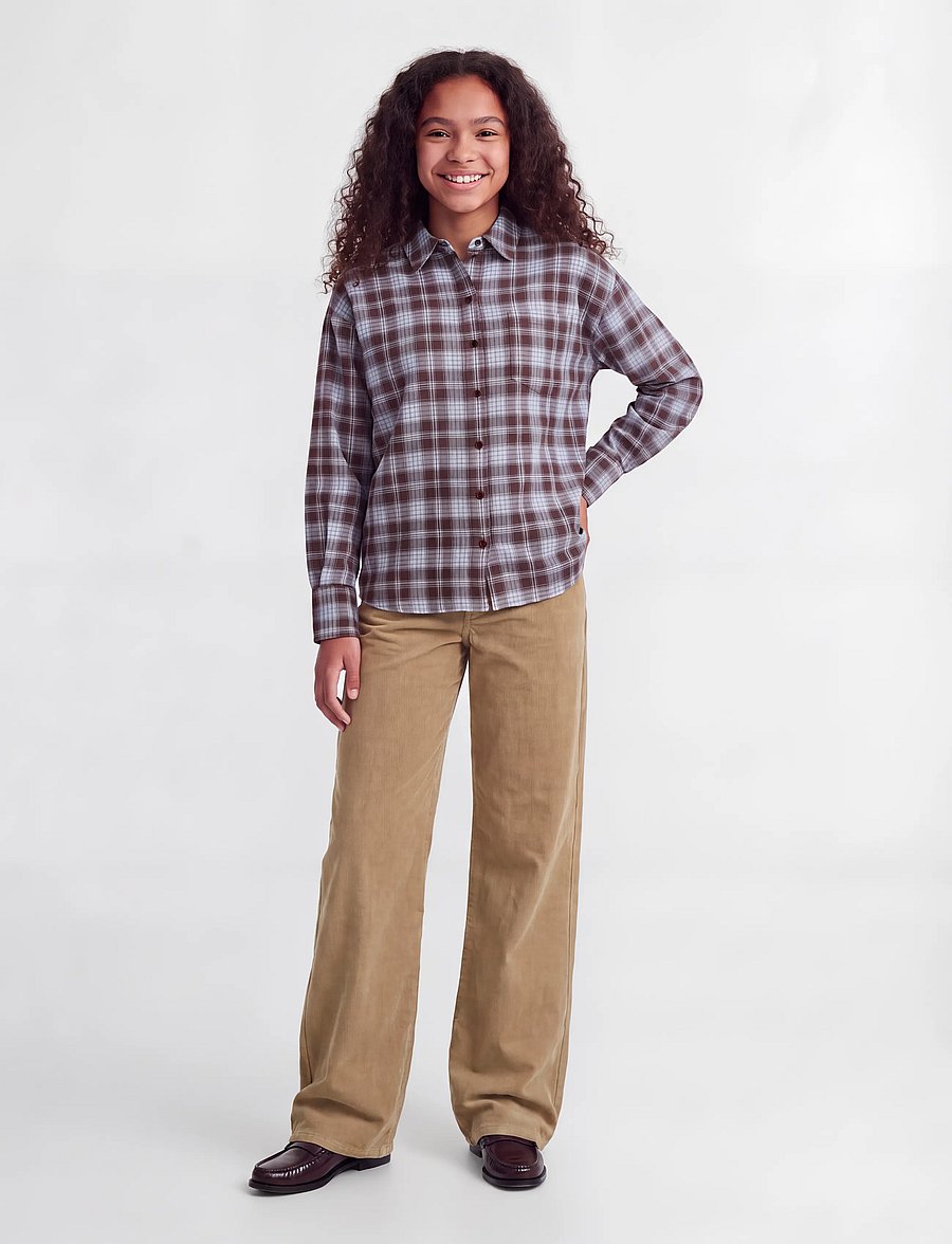 JJXX Kids - JXZOE GELLY WIDE PANTS PNT GRL SN - hosen mit weitem bein - petrified oak - 4