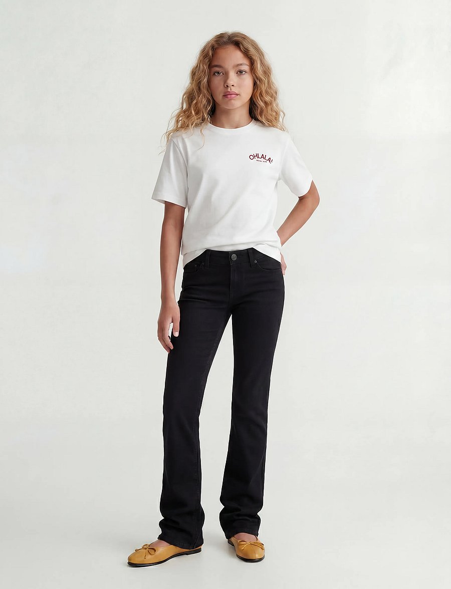 JJXX Kids - JXNICE SL-STR C8222 JEANS DNM GRL BN - black denim - 4
