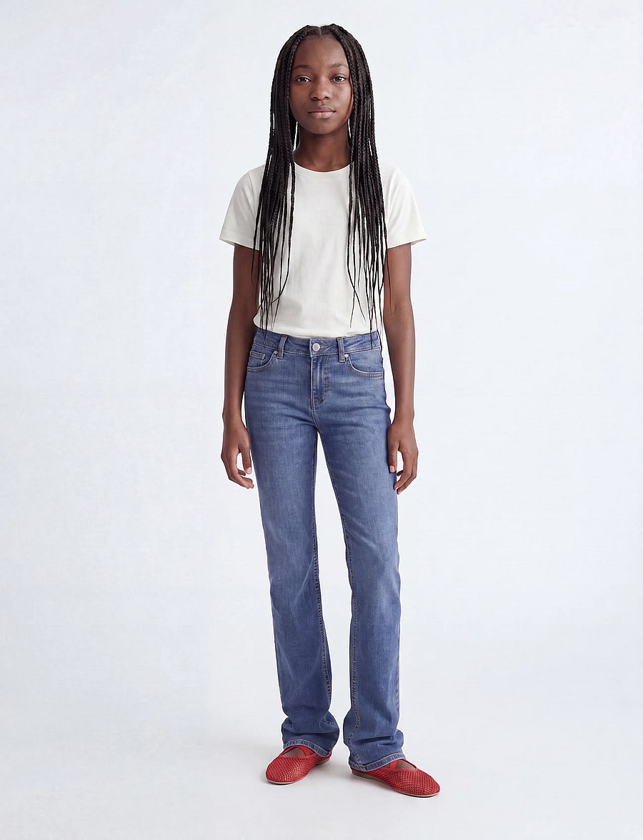 JJXX Kids - JXNICE SL-STR C8220 JEANS DNM GRL BN - blue denim - 4