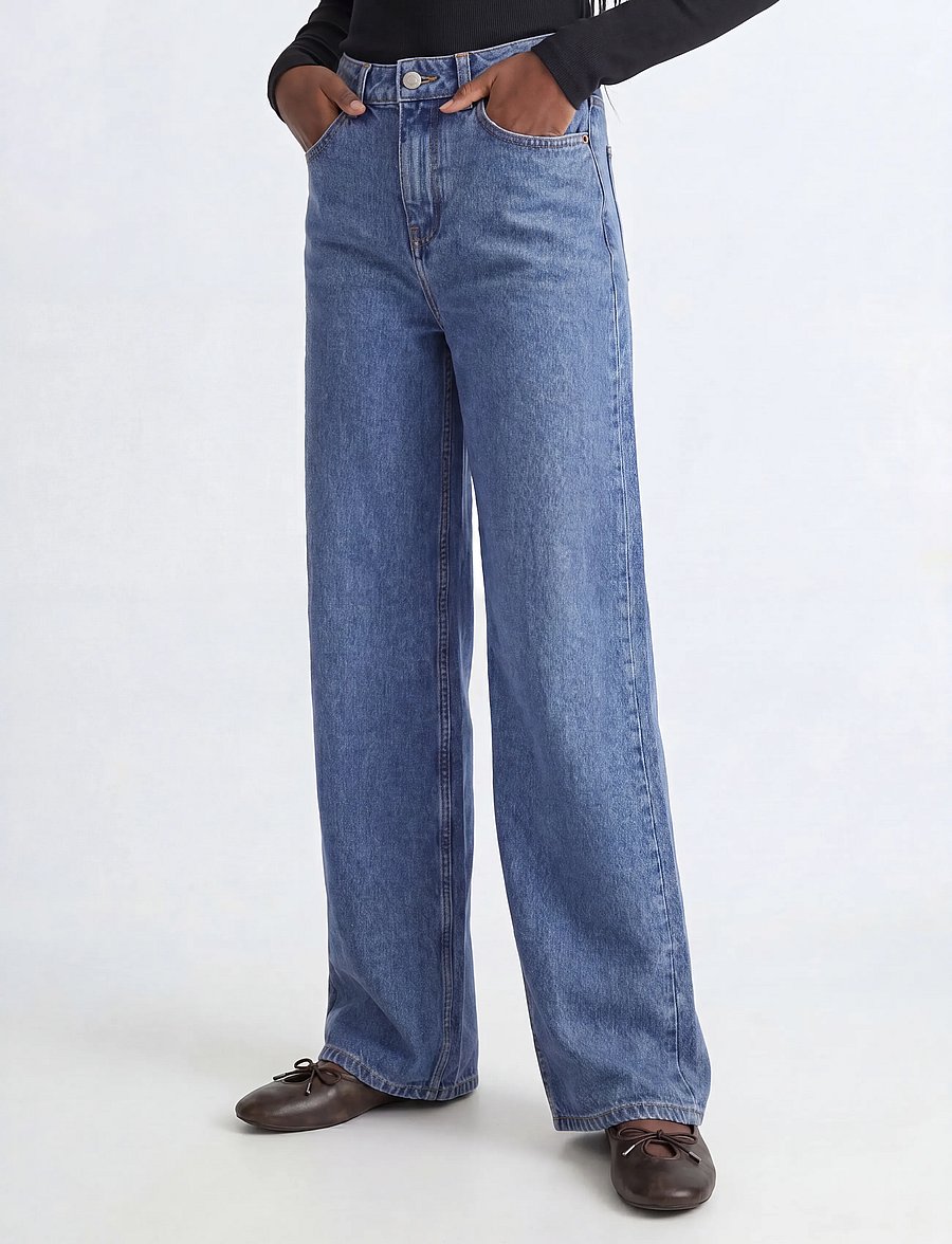 JJXX Kids - JXTOKYO WIDE MR6002 DNM GRL BN - blue denim - 0