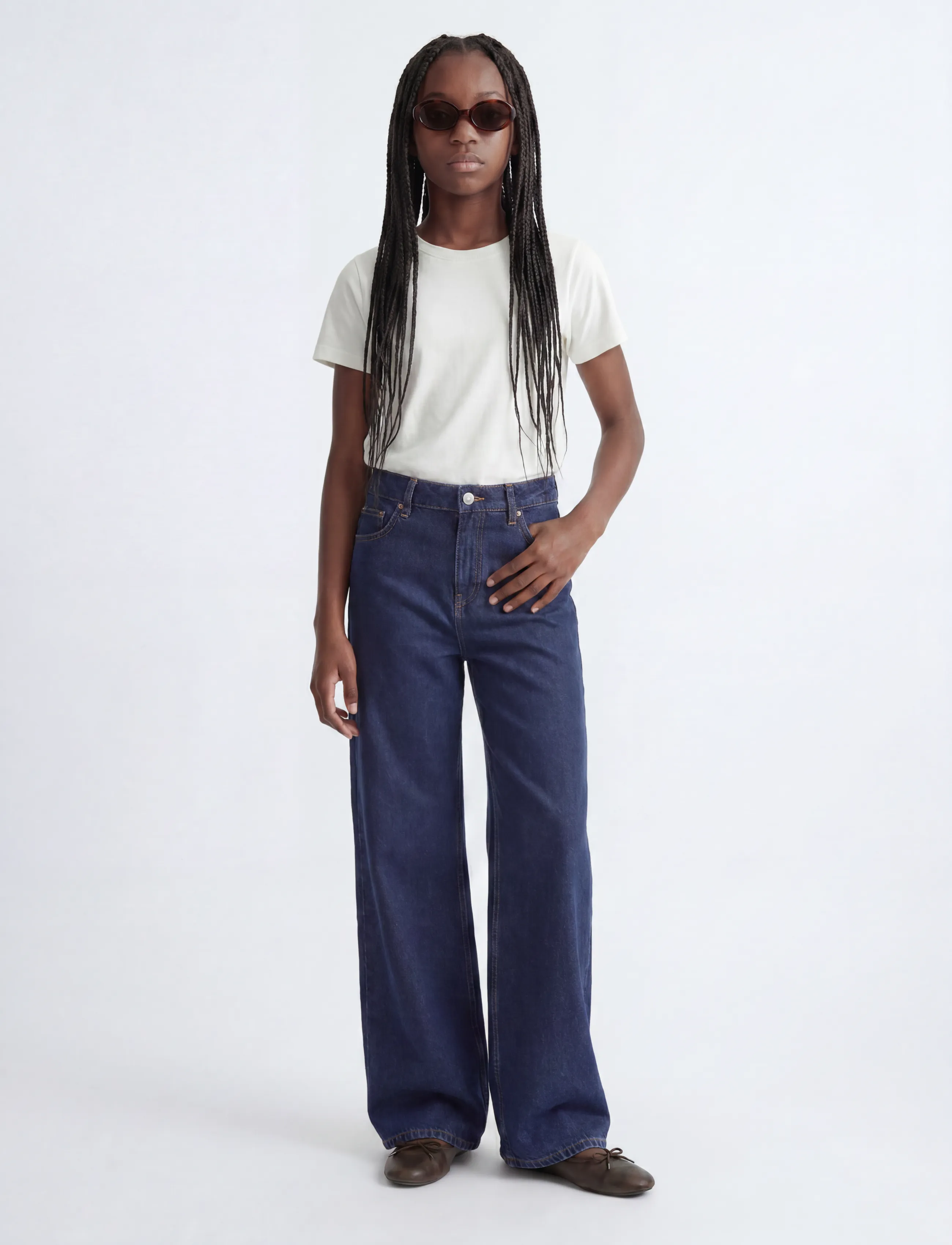 JJXX Kids - JXTOKYO WIDE MR6001 DNM GRL BN - blue denim - 4