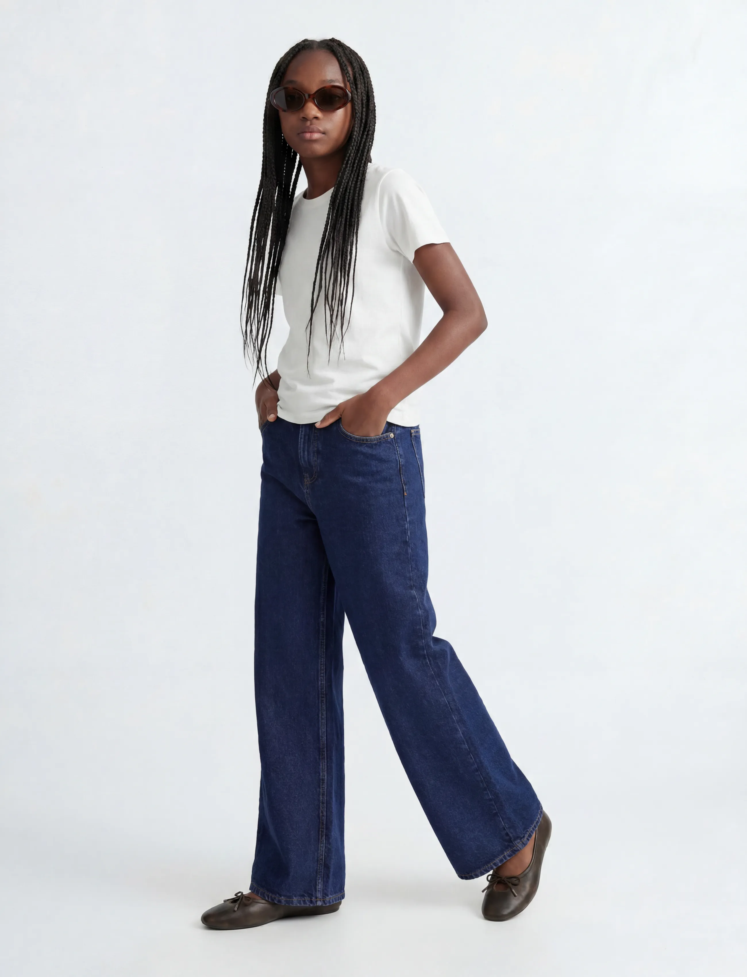 JJXX Kids - JXTOKYO WIDE MR6001 DNM GRL BN - blue denim - 5
