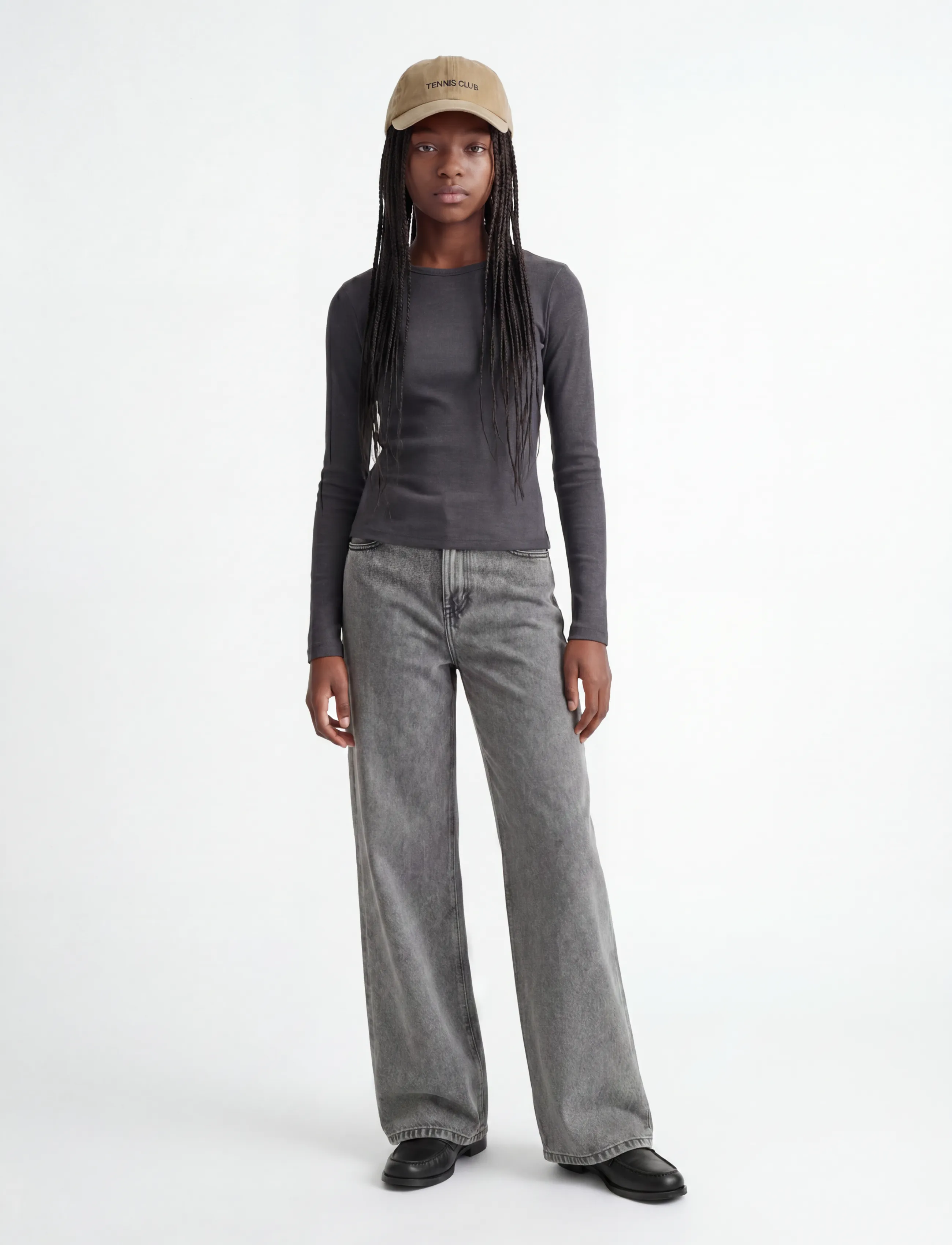 JJXX Kids - JXTOKYO WIDE R6119 DNM GRL BN - grey denim - 4