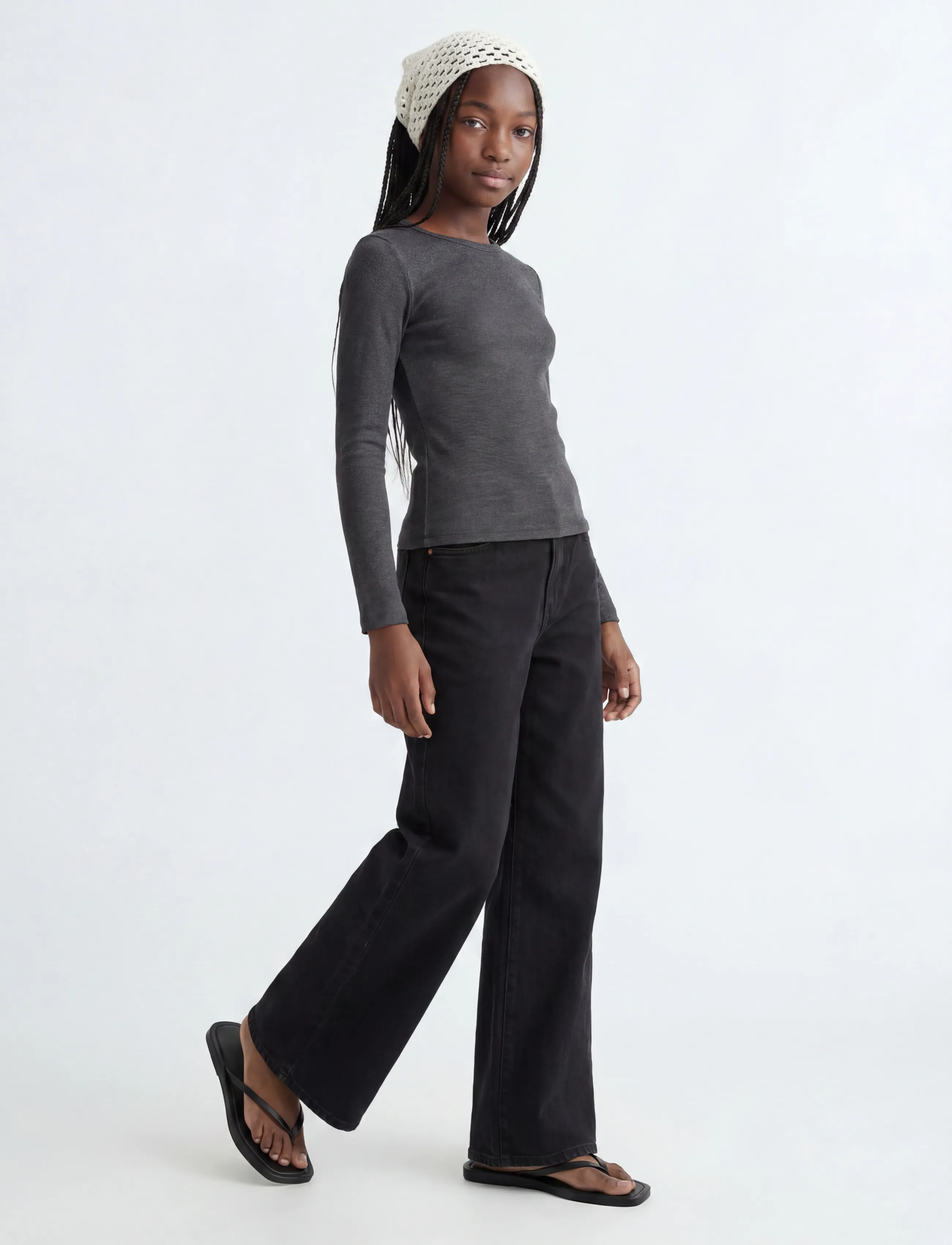 JJXX Kids - JXTOKYO WIDE C6145 DNM GRL BN - black denim - 5