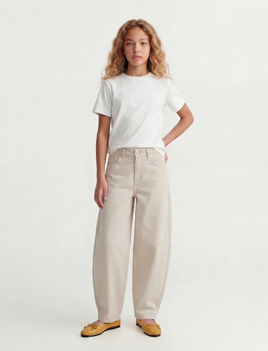 JJXX Kids - JXFUJI BARREL COLOR DNM GRL - vaba lõikega teksad - moonbeam - 4