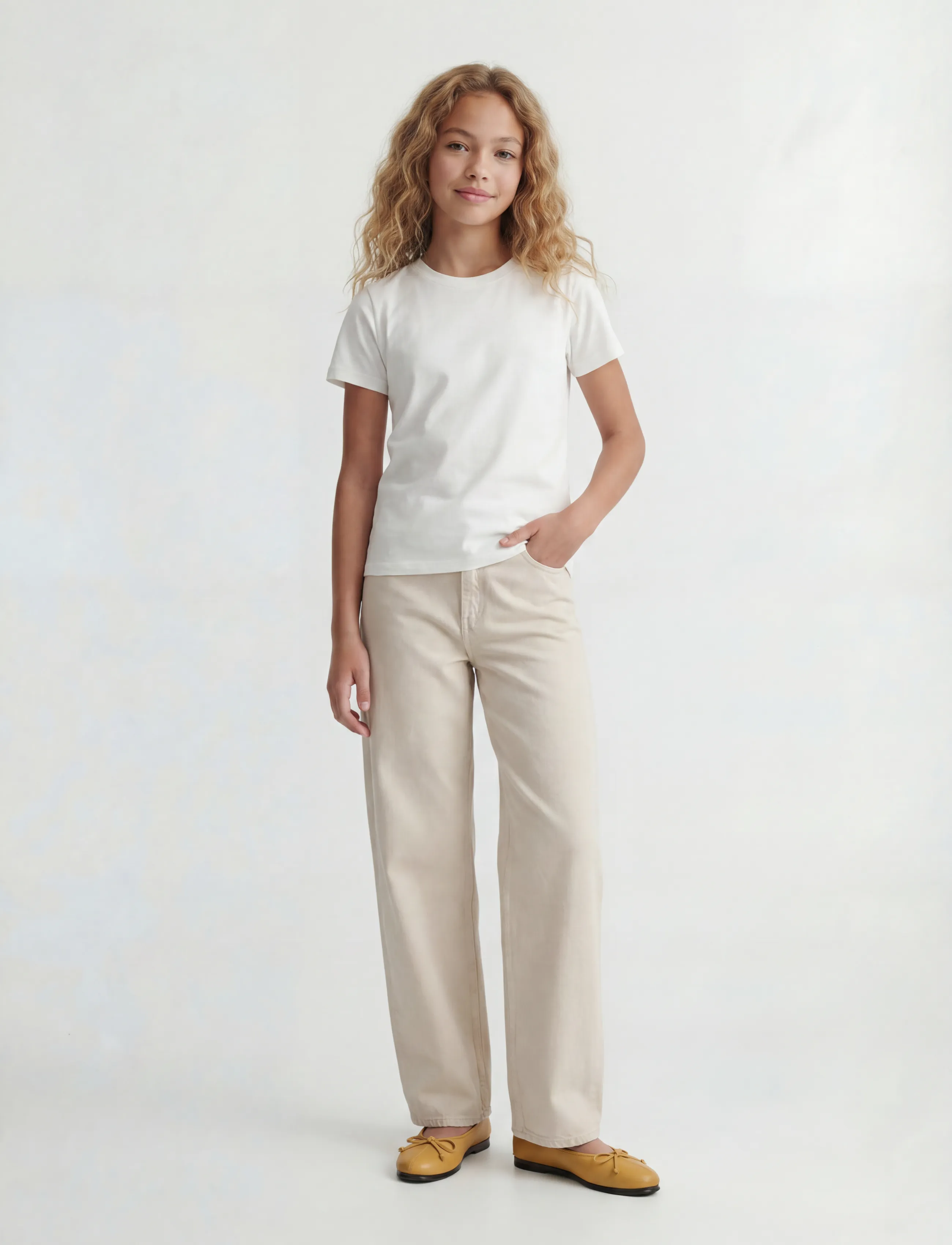 JJXX Kids - JXFUJI BARREL COLOR DNM GRL - vaba lõikega teksad - moonbeam - 5
