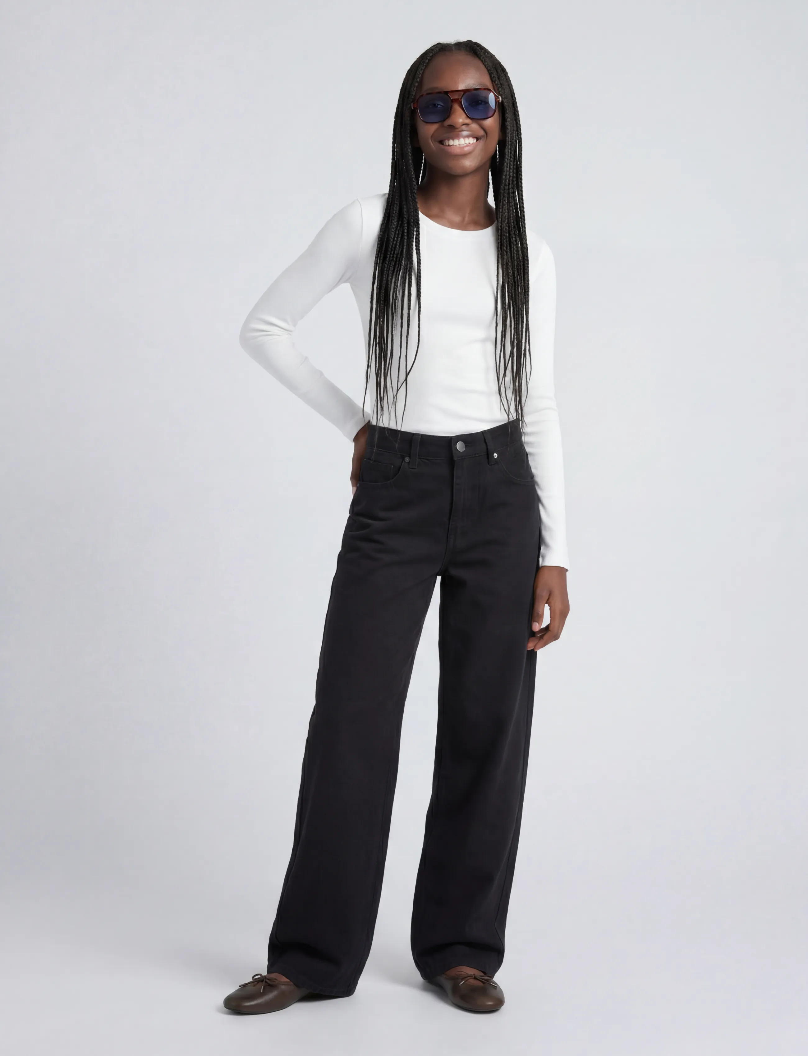 JJXX Kids - JXFUJI BARREL R402 DNM GRL BN - black denim - 4