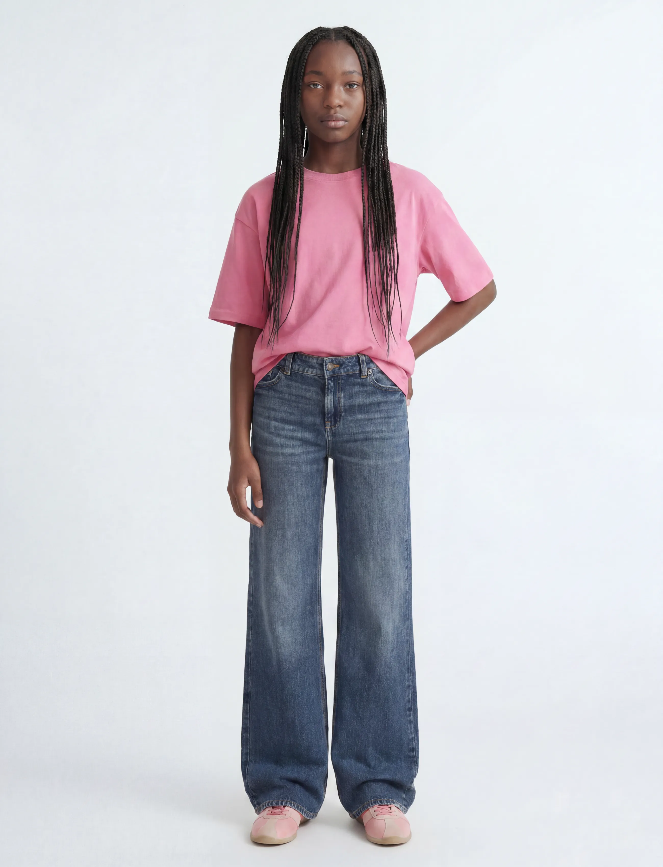 JJXX Kids - JXROME FLARED C249 DNM GRL BN - blue denim - 4