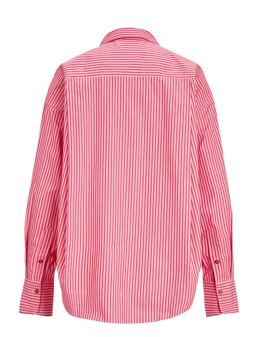 JJXX Kids - JXJAMIE RELAXED POPLIN SHIRT WVN GRL SN - langærmede skjorter - cerise - 1