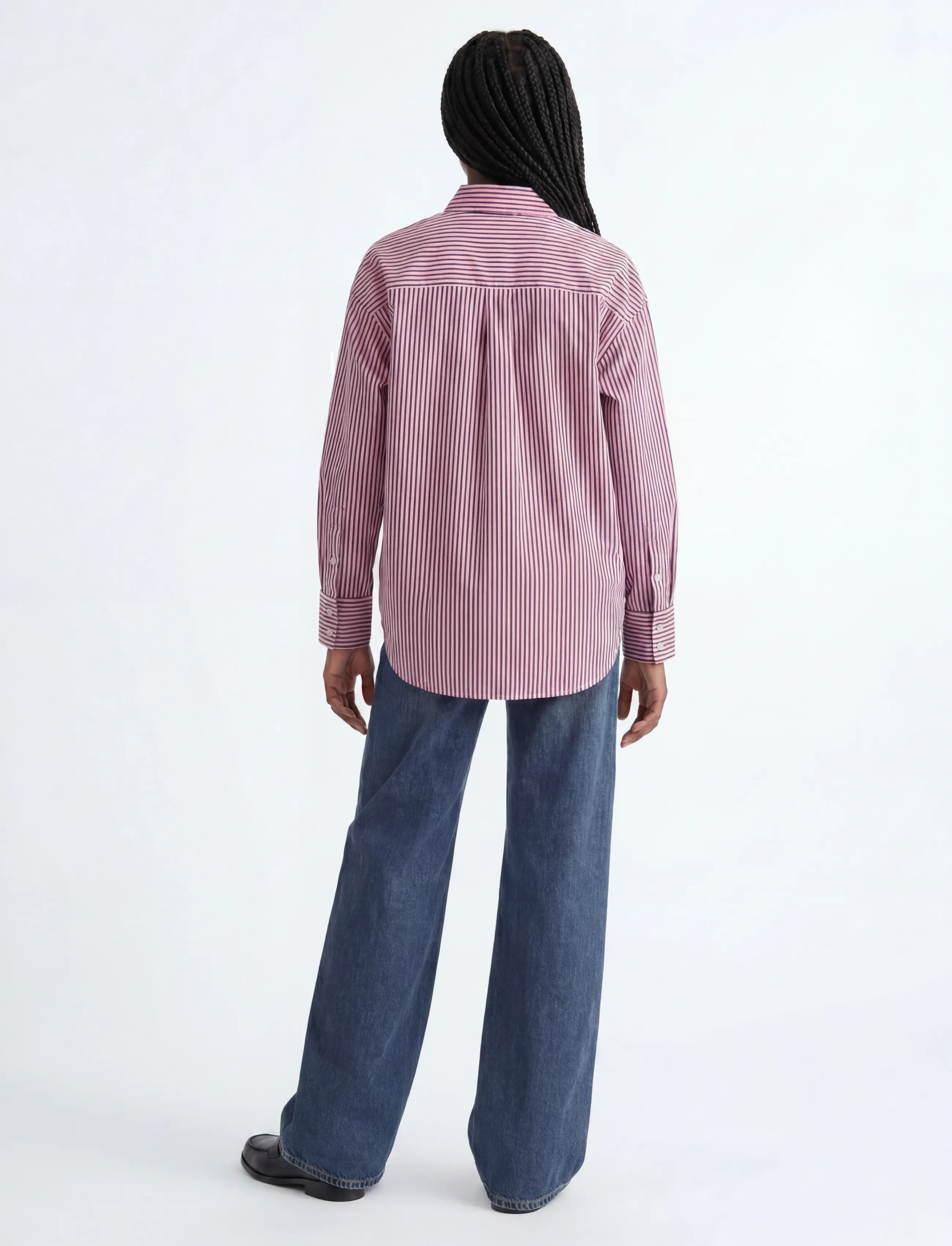 JJXX Kids - JXJAMIE RELAXED POPLIN SHIRT WVN GRL SN - langærmede skjorter - orchid smoke - 3