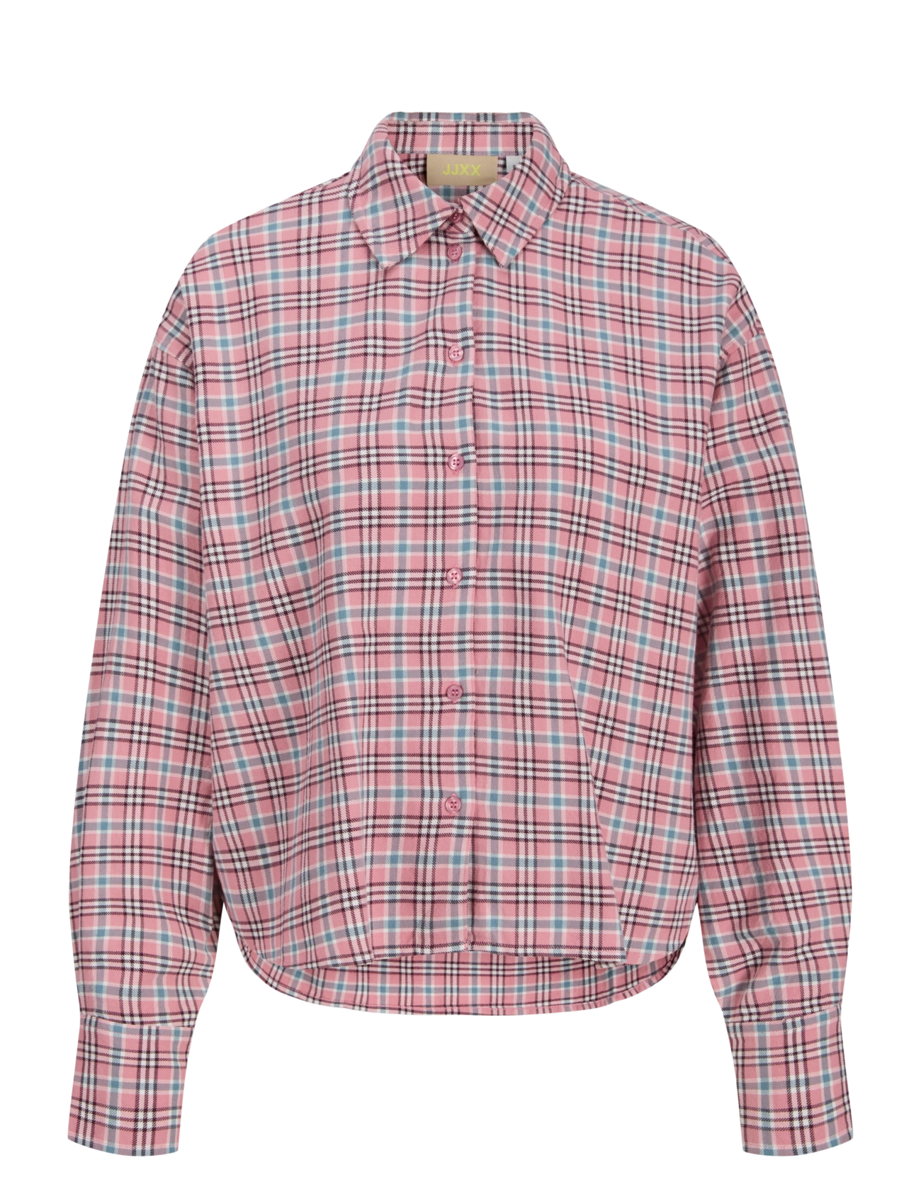 JJXX Kids JXJAMIE CHECK FLANNEL LS SHORT WVN GRL - Oberteile - ORCHID SMOKE / pink/rose