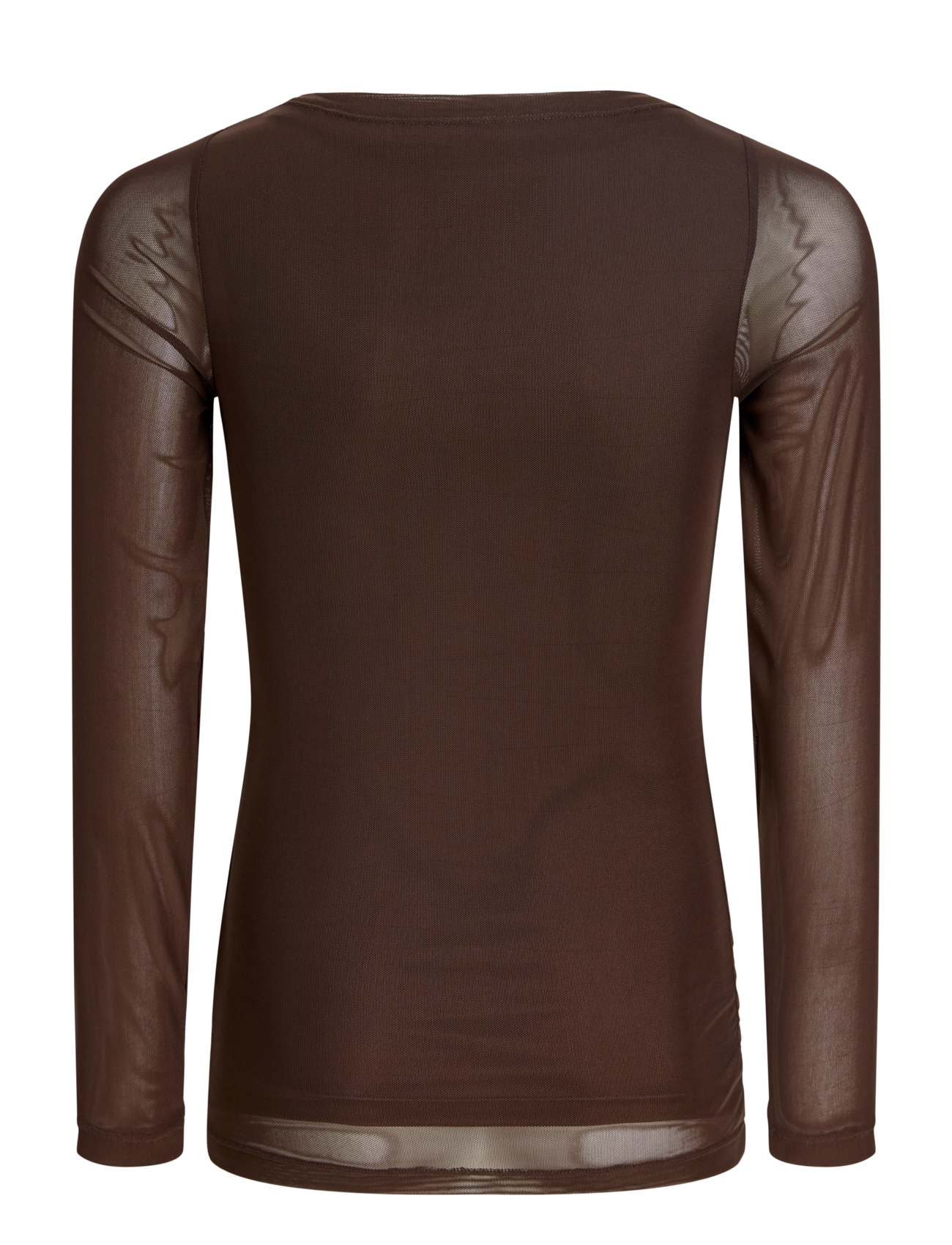 JJXX Kids - JXMINNA MESH LS BOATNECK TOP WVN SN GRL - pikkade varrukatega t-särgid - demitasse - 2