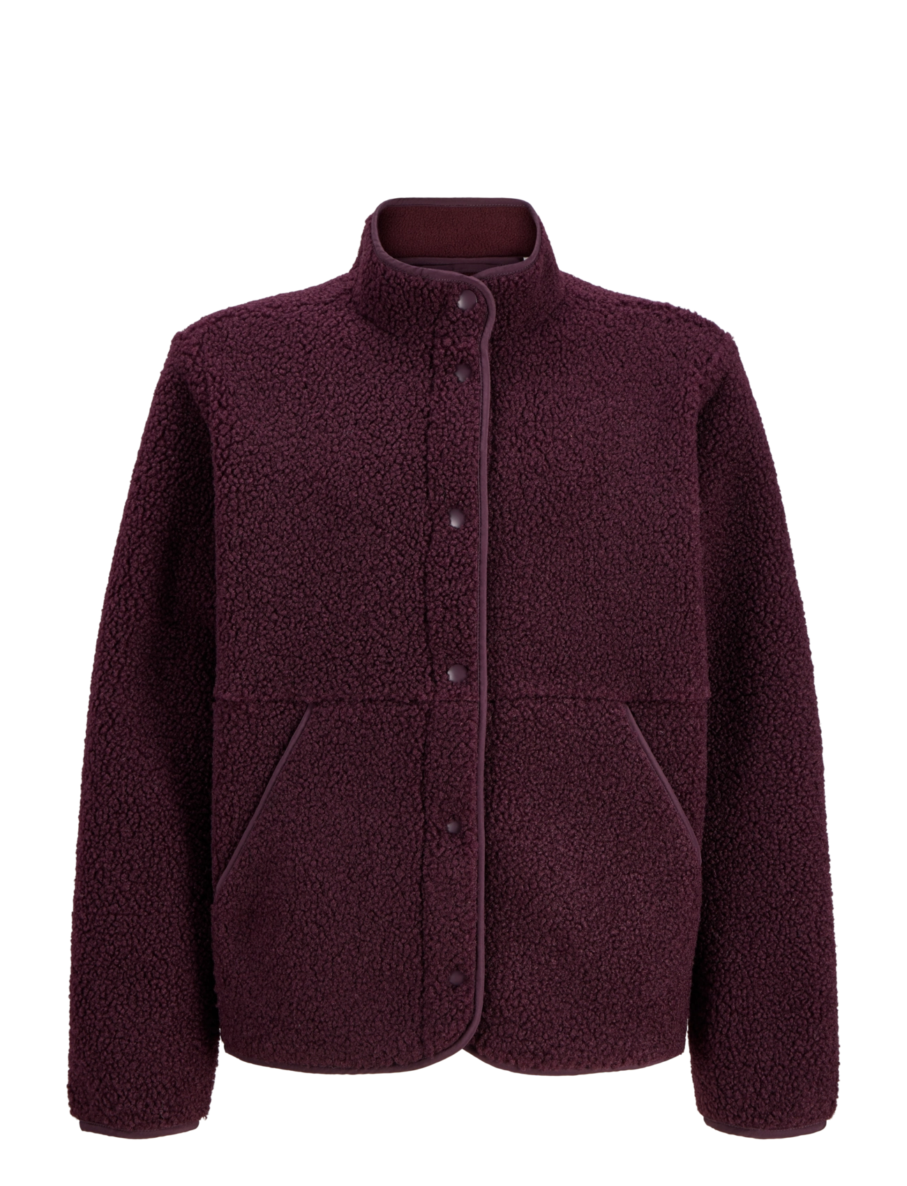 JJXX Kids JXVERA TEDDY JACKET OTW GRL SN - Fleece jacket - WINETASTING / burgundy