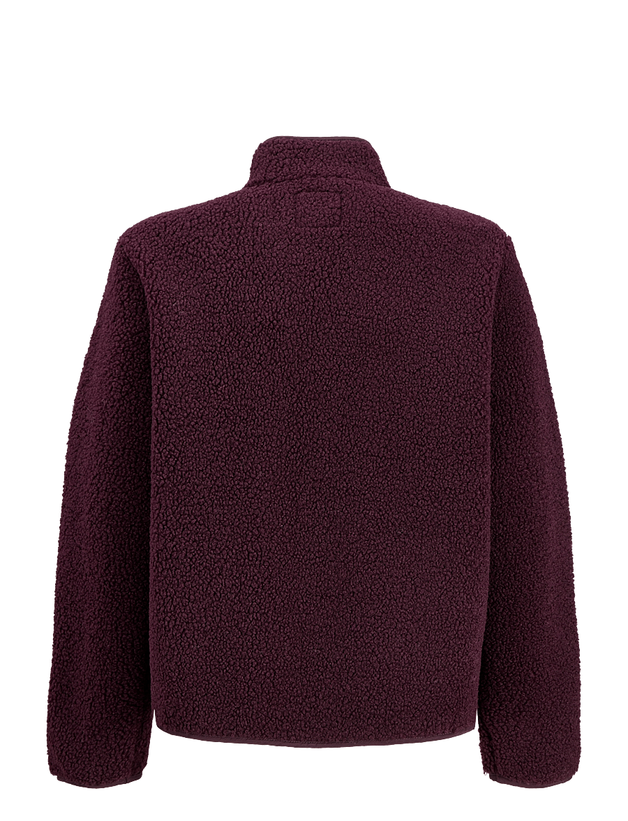 JJXX Kids - JXVERA TEDDY JACKET OTW GRL SN - fleecejacken - winetasting - 2