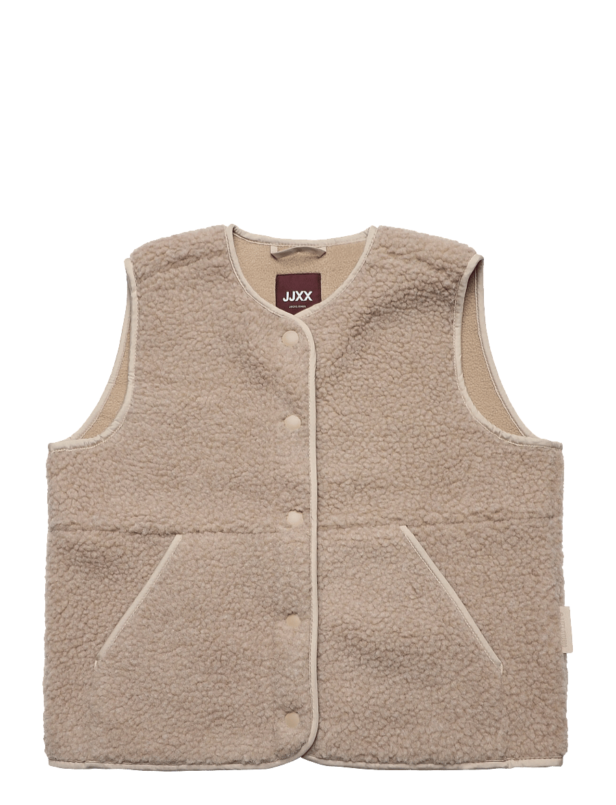 JJXX Kids - JXVERA TEDDY VEST OTW GRL SN - einkaufen nach alter von - humus - 1