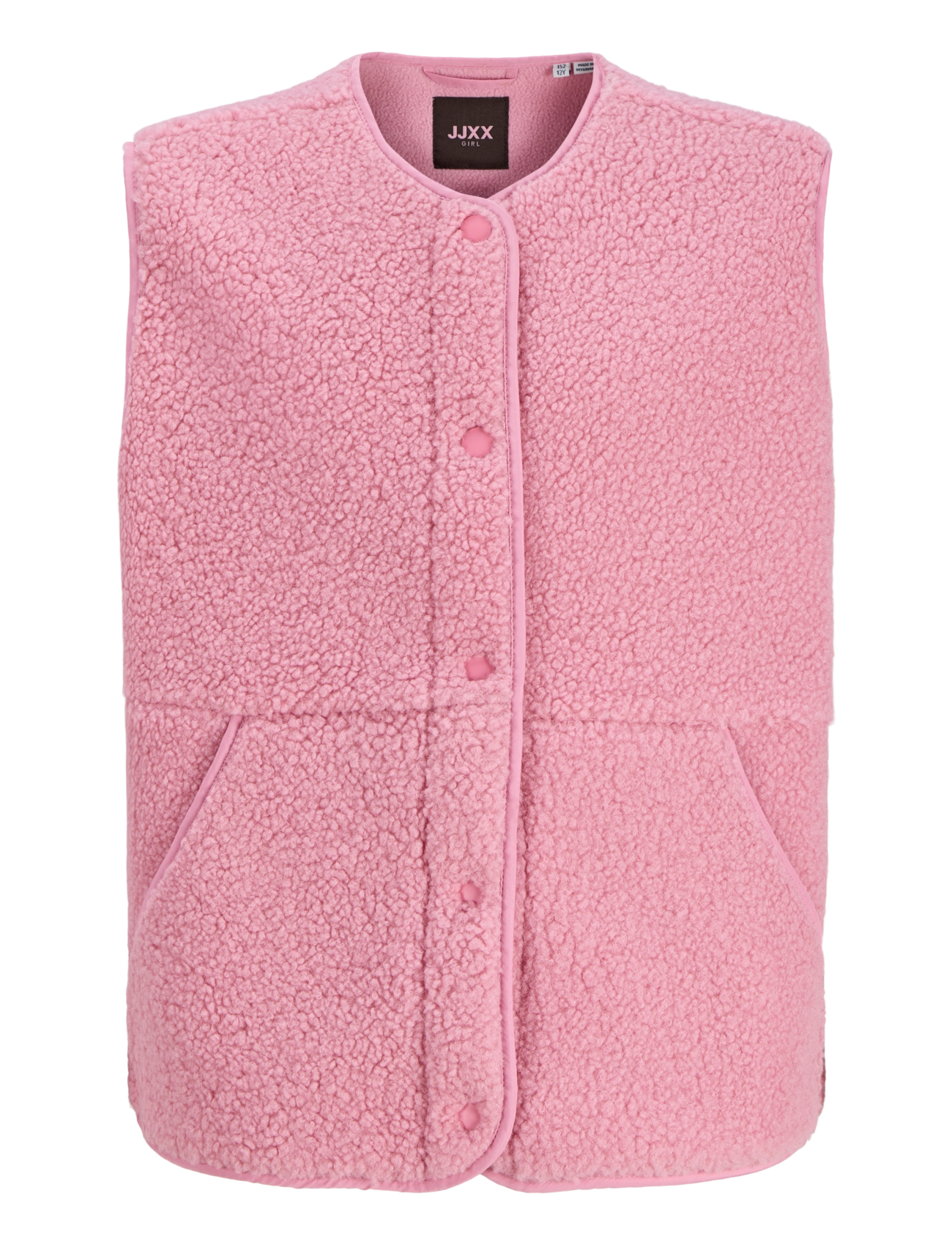 JJXX Kids JXVERA TEDDY VEST OTW GRL SN - Tagasi kooli - ORCHID SMOKE / pink/rose