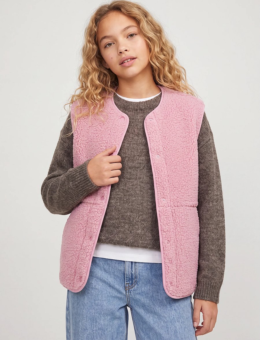 JJXX Kids - JXVERA TEDDY VEST OTW GRL SN - osta vanuse järgi - orchid smoke - 5
