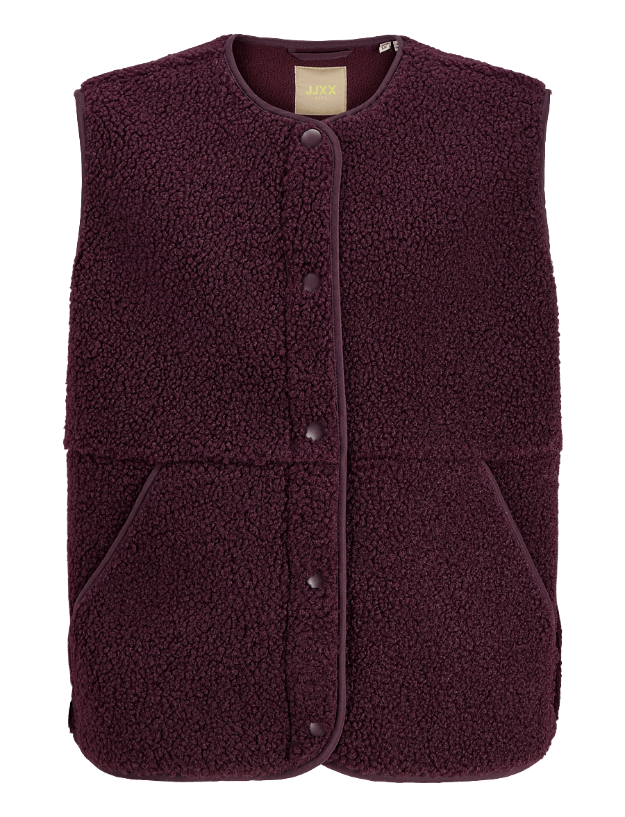 JJXX Kids - JXVERA TEDDY VEST OTW GRL SN - osta vanuse järgi - winetasting - 1