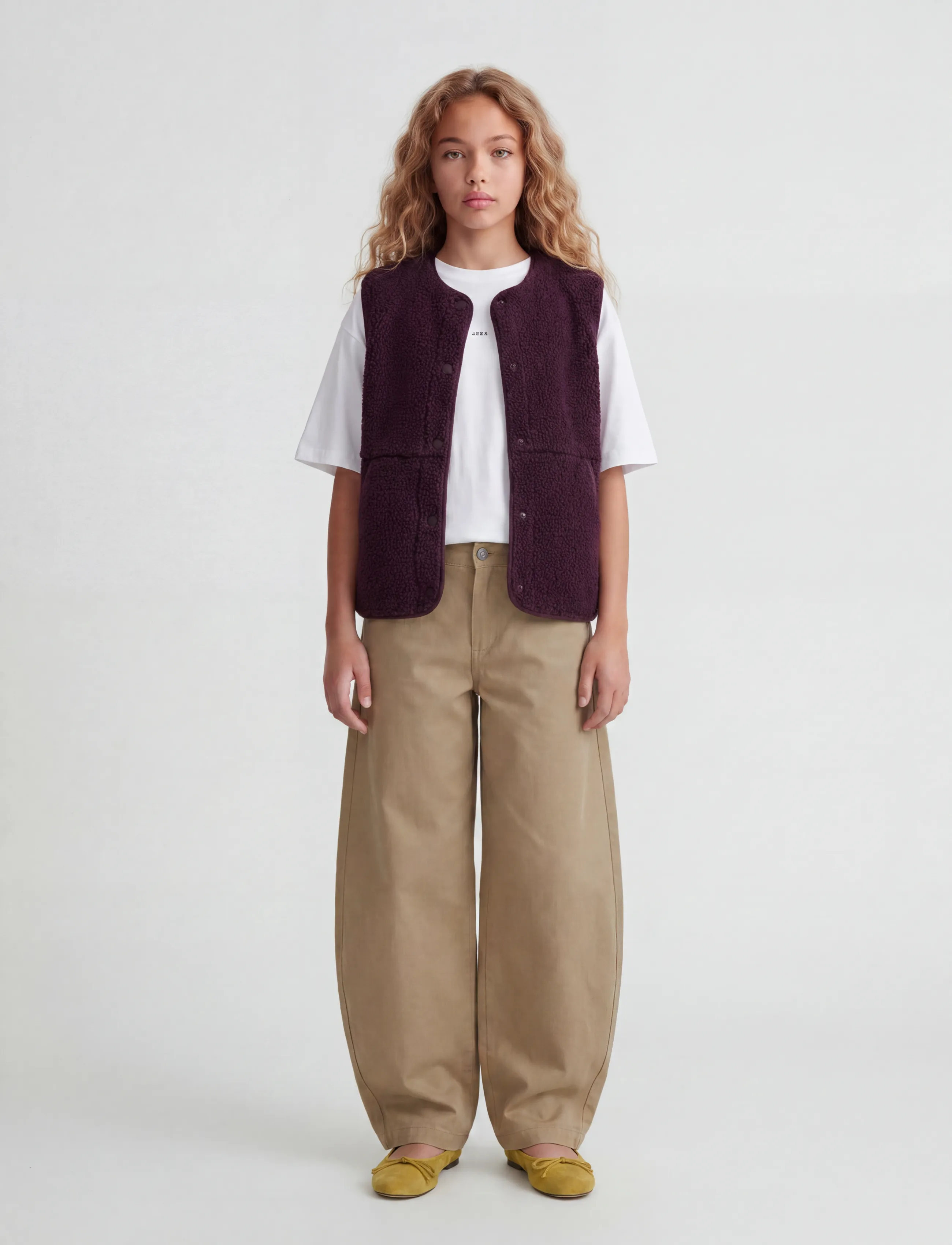 JJXX Kids - JXVERA TEDDY VEST OTW GRL SN - osta vanuse järgi - winetasting - 4