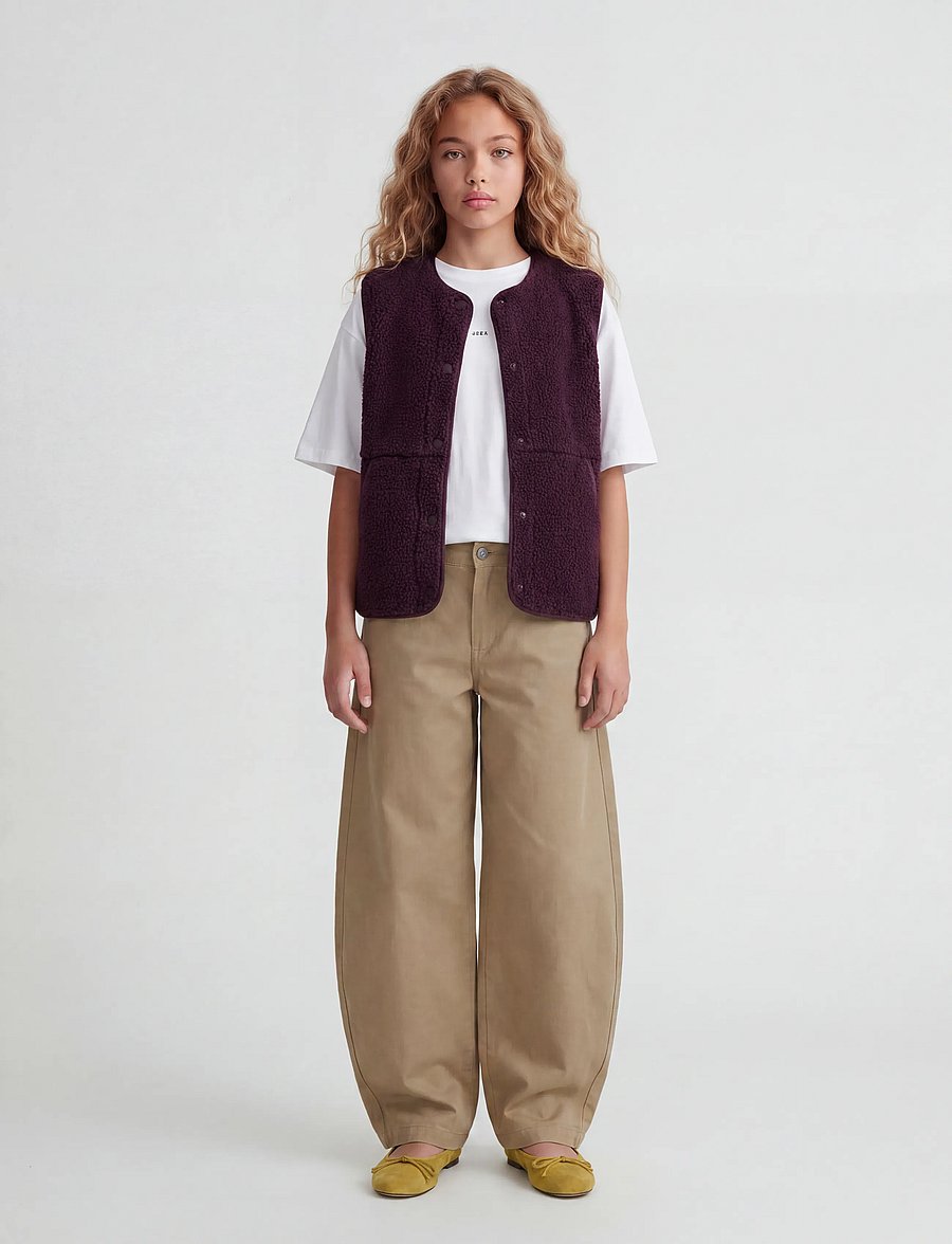 JJXX Kids - JXVERA TEDDY VEST OTW GRL SN - osta vanuse järgi - winetasting - 4