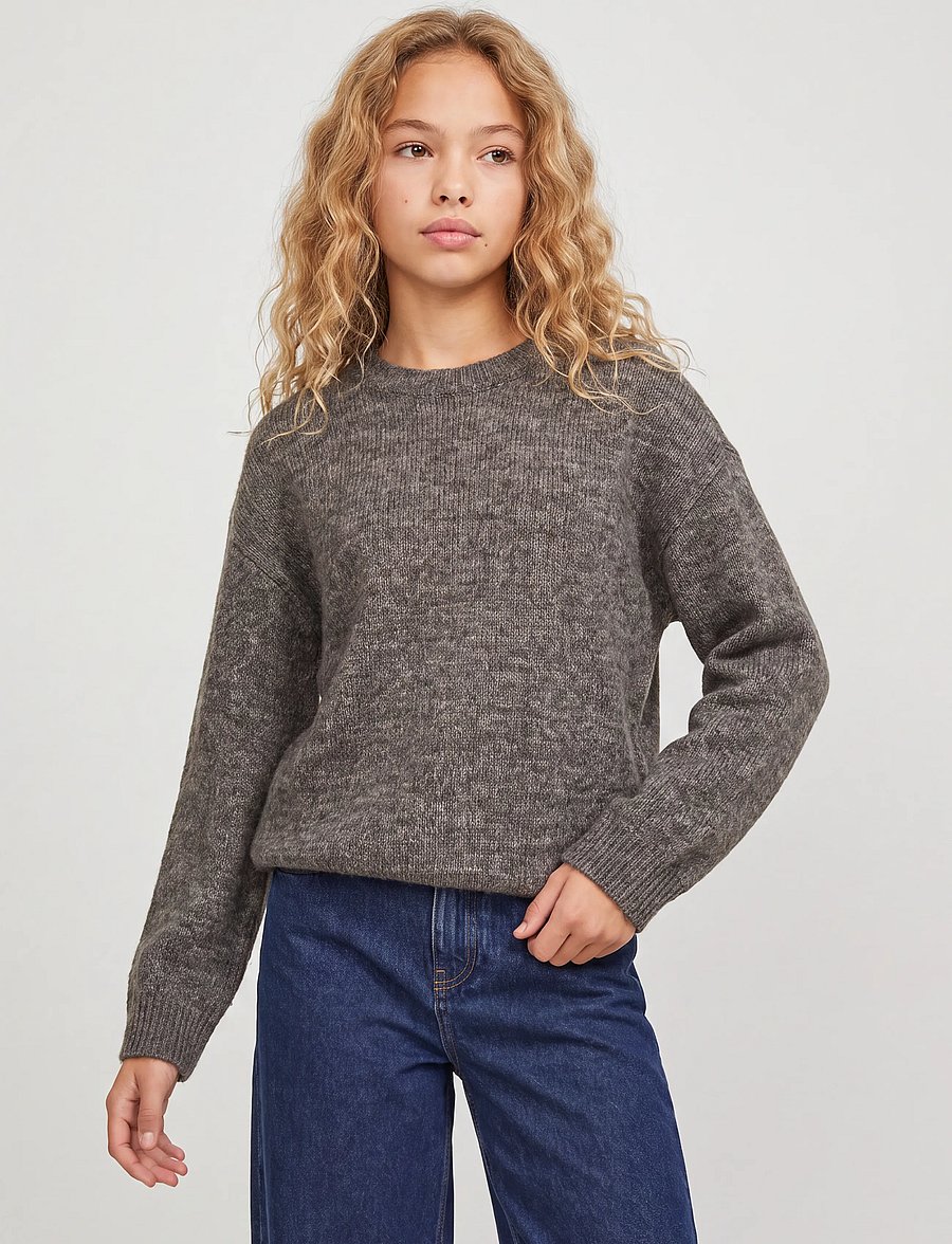 JJXX Kids - JXLOU CREW NECK KNIT GRL - džemprid - driftwood - 0