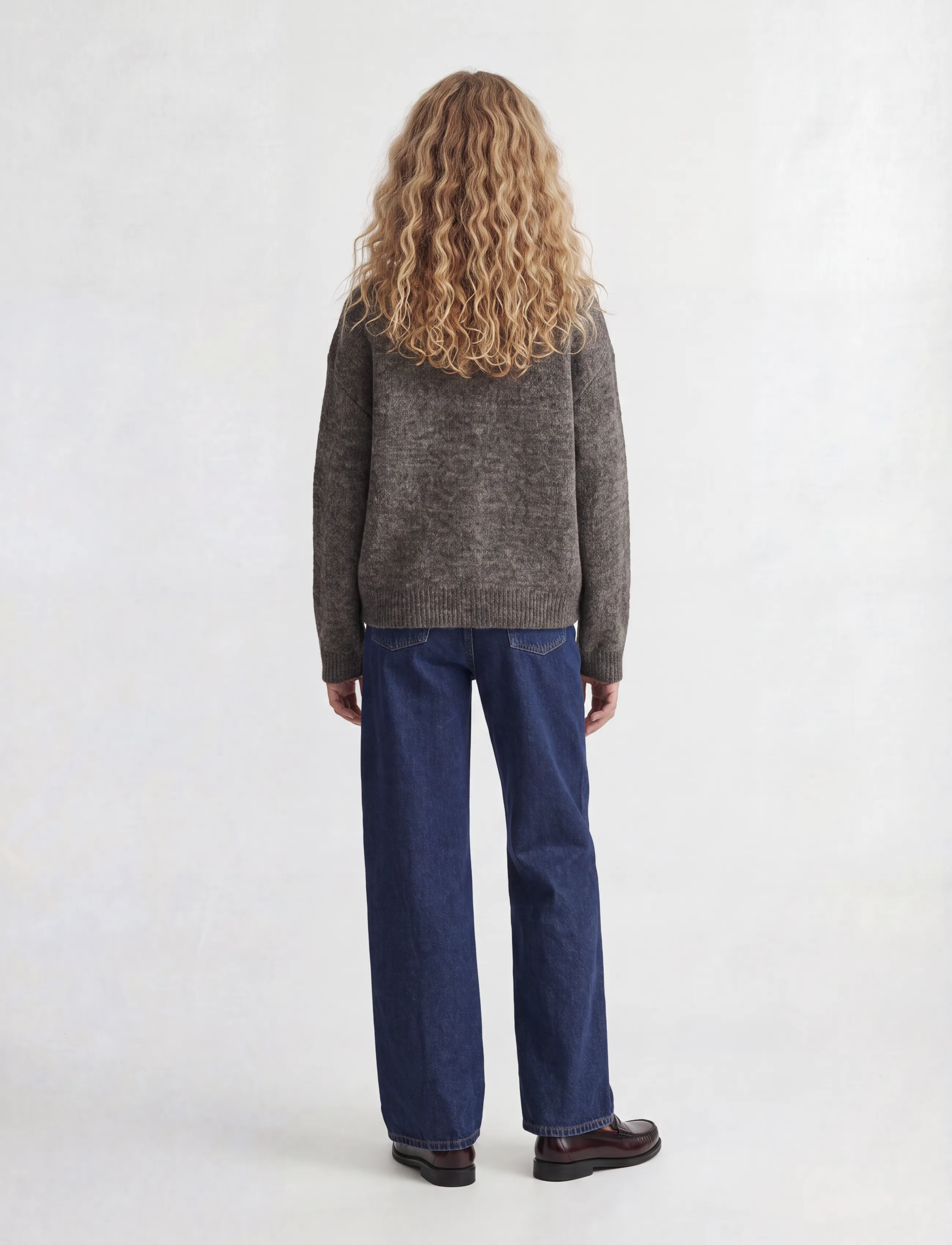 JJXX Kids - JXLOU CREW NECK KNIT GRL - džemprid - driftwood - 3
