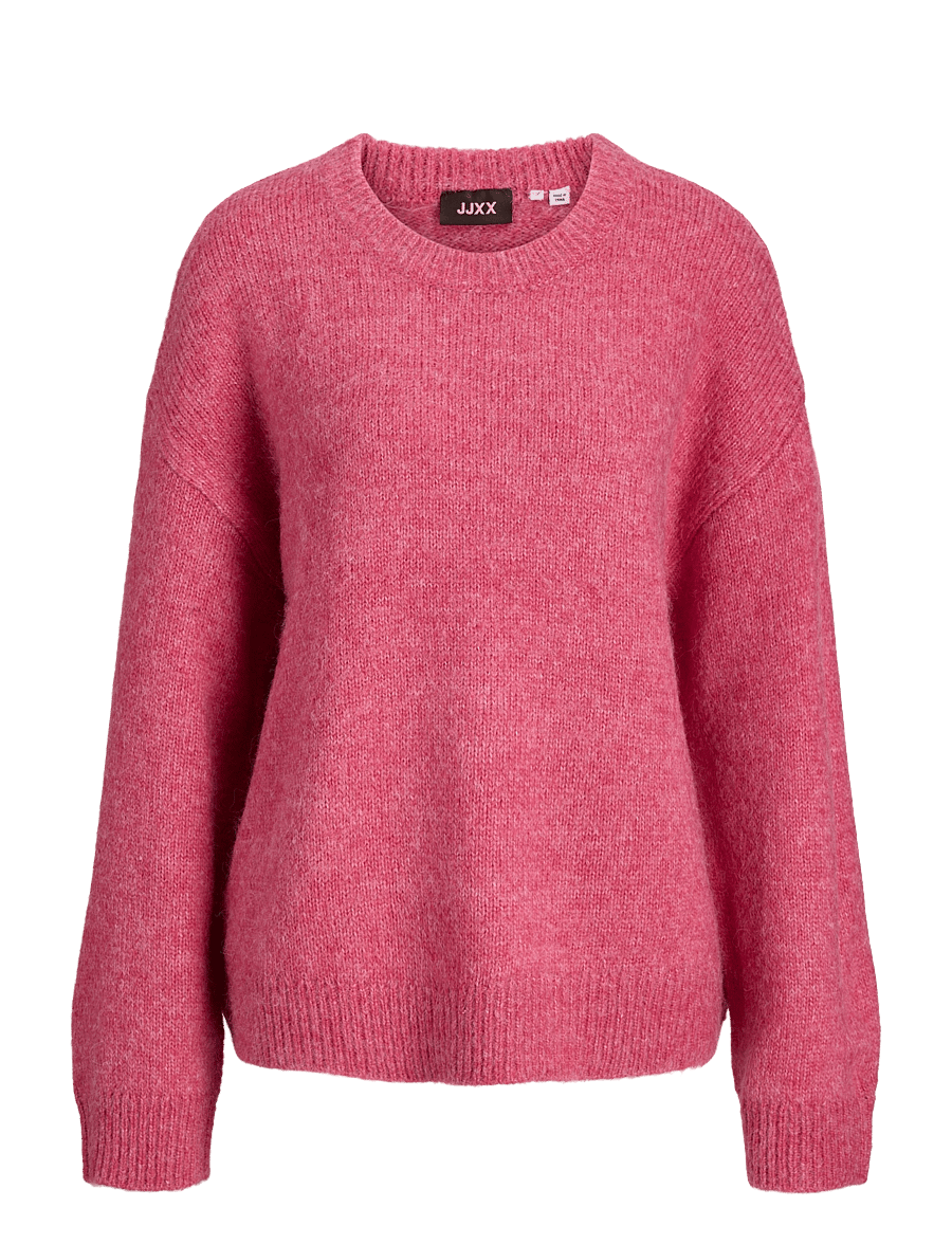 JJXX Kids - JXLOU CREW NECK KNIT GRL - trøjer - pink power - 1