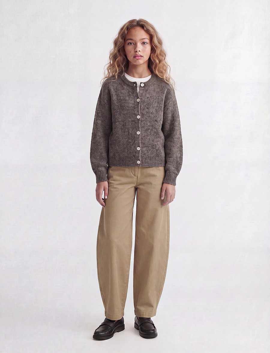 JJXX Kids - JXLOU CARDIGAN KNIT GRL - kardiganid - driftwood - 4