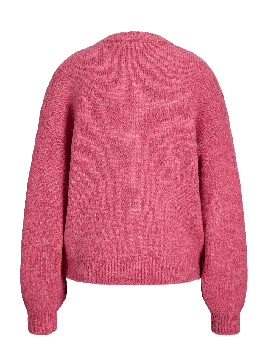 JJXX Kids - JXLOU CARDIGAN KNIT GRL - strickjacken - pink power - 1
