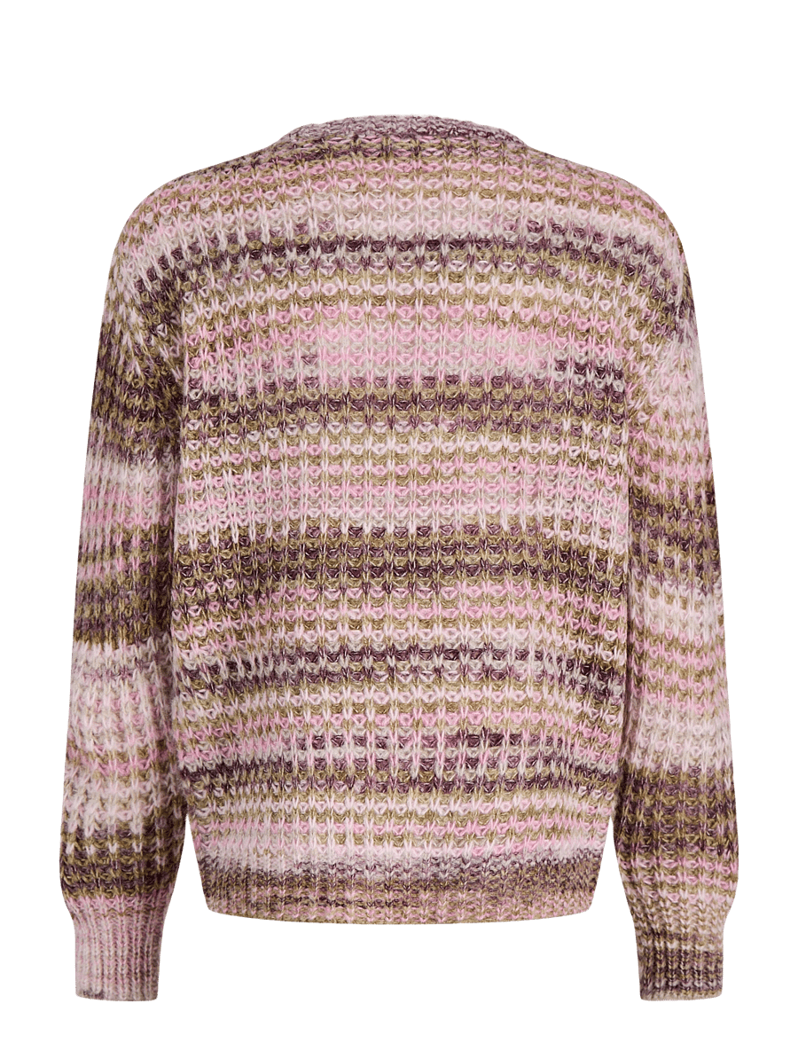 JJXX Kids - JXSIMONE SPACE DYE CREW NECK KNIT GRL - džemprid - green moss - 2