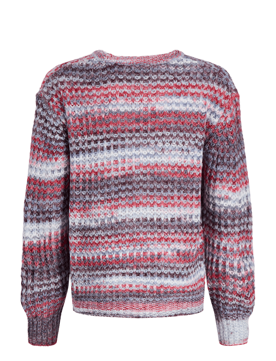 JJXX Kids - JXSIMONE SPACE DYE CREW NECK KNIT GRL - pullover - winetasting - 2