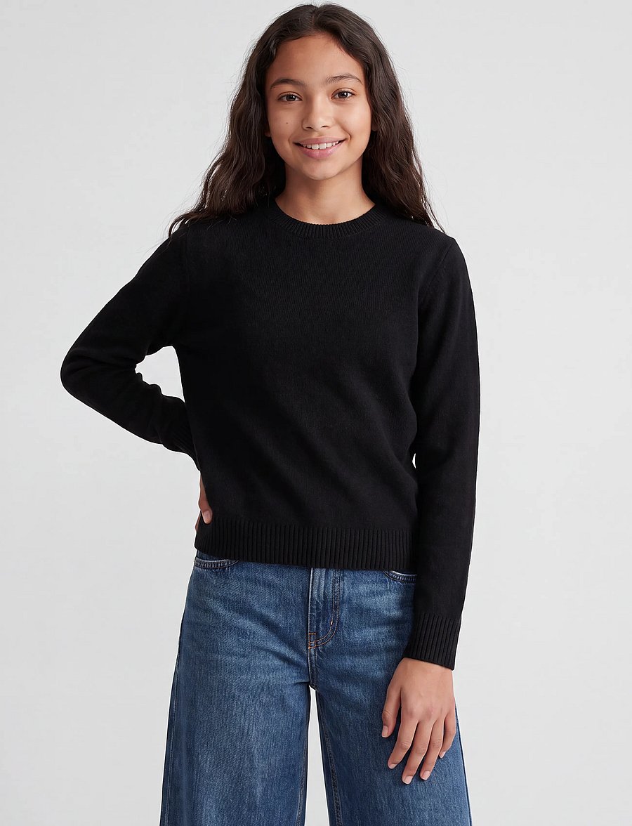 JJXX Kids - JXELBA CREW NECK KNIT SN GRL - džemprid - black - 0