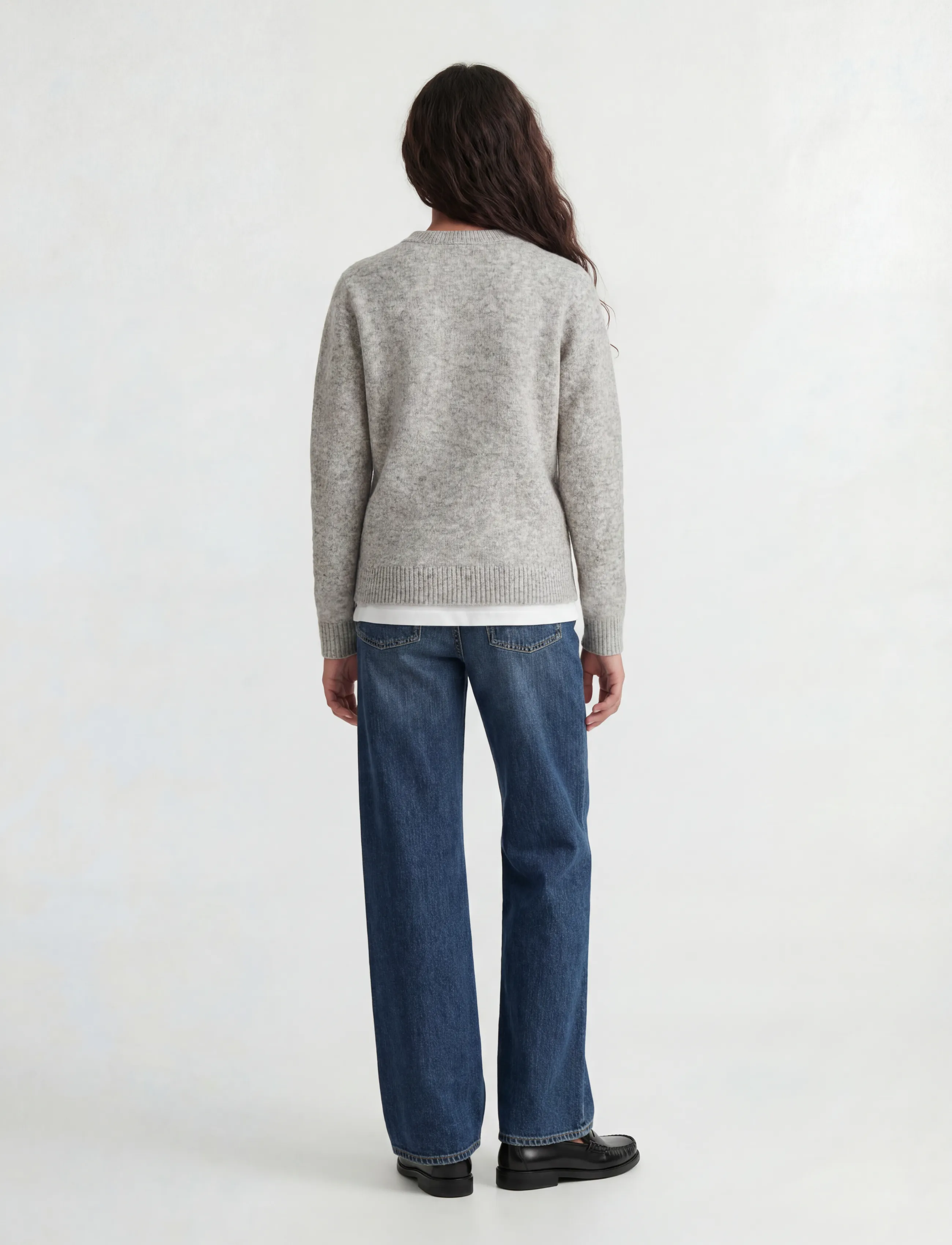JJXX Kids - JXELBA CREW NECK KNIT SN GRL - džemprid - light grey melange - 3