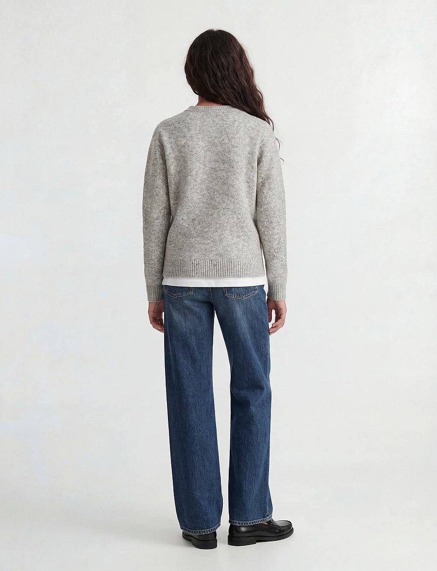 JJXX Kids - JXELBA CREW NECK KNIT SN GRL - džemprid - light grey melange - 3