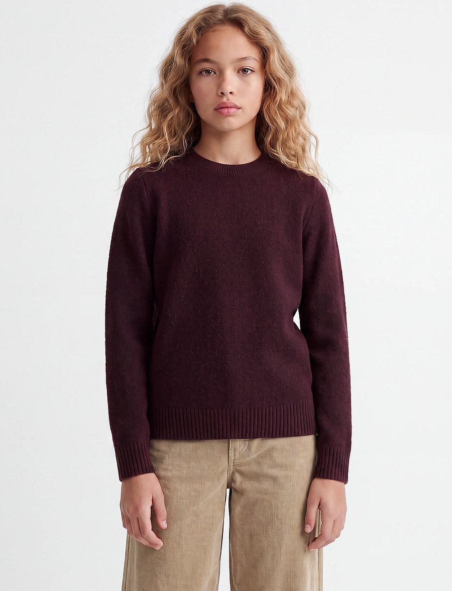 JJXX Kids - JXELBA CREW NECK KNIT SN GRL - pullover - winetasting - 0