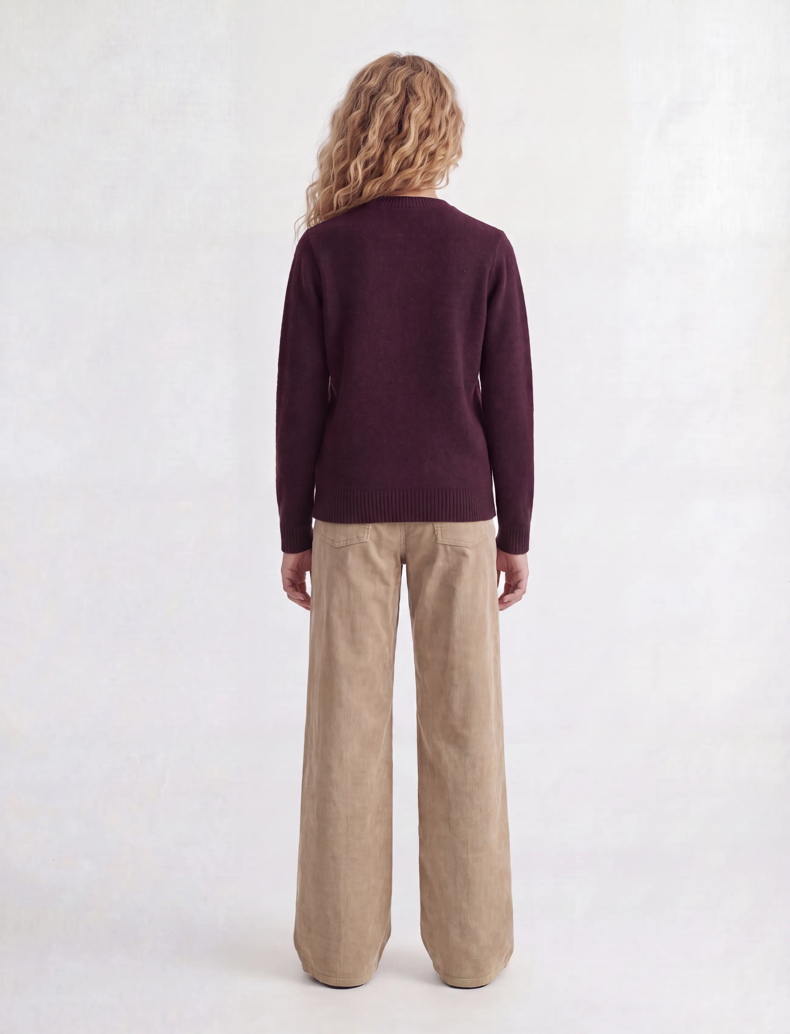 JJXX Kids - JXELBA CREW NECK KNIT SN GRL - pullover - winetasting - 3