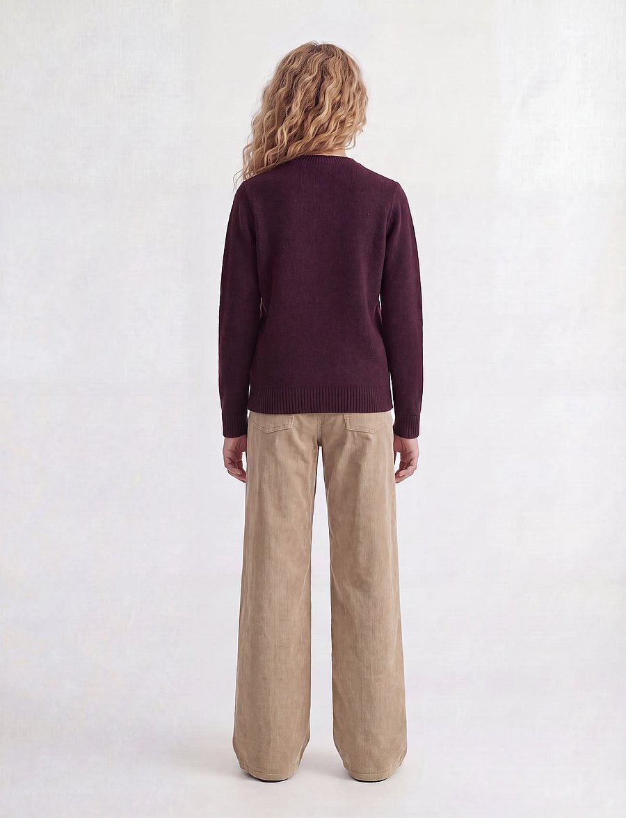 JJXX Kids - JXELBA CREW NECK KNIT SN GRL - pullover - winetasting - 3