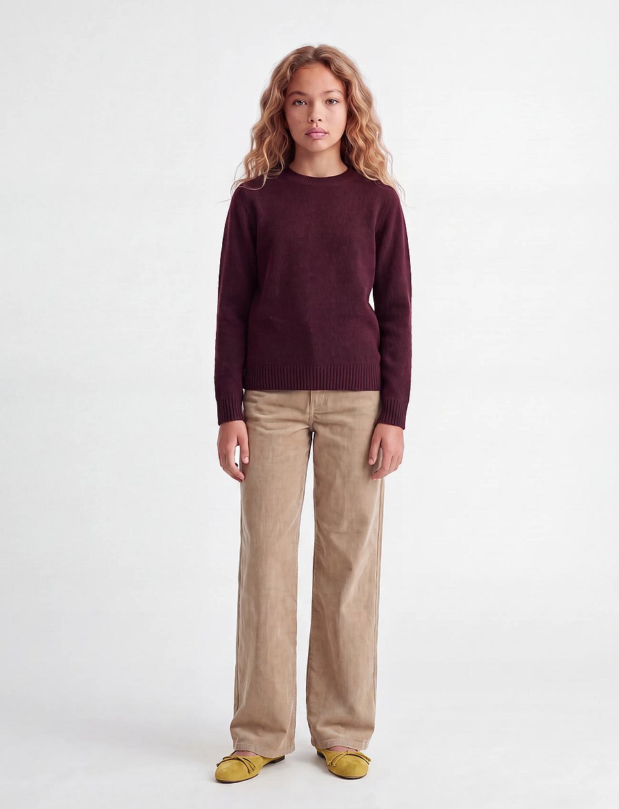 JJXX Kids - JXELBA CREW NECK KNIT SN GRL - pullover - winetasting - 4