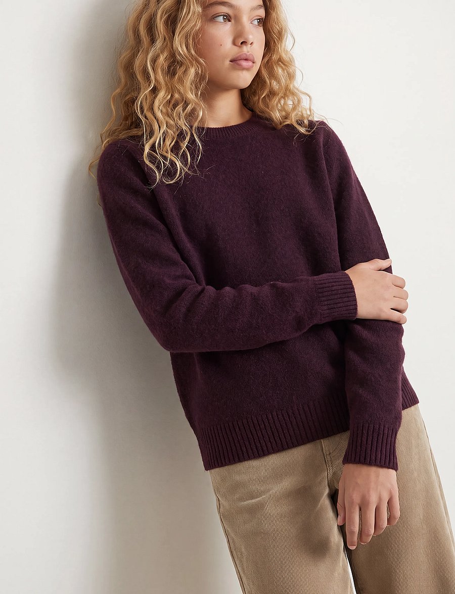 JJXX Kids - JXELBA CREW NECK KNIT SN GRL - pullover - winetasting - 5