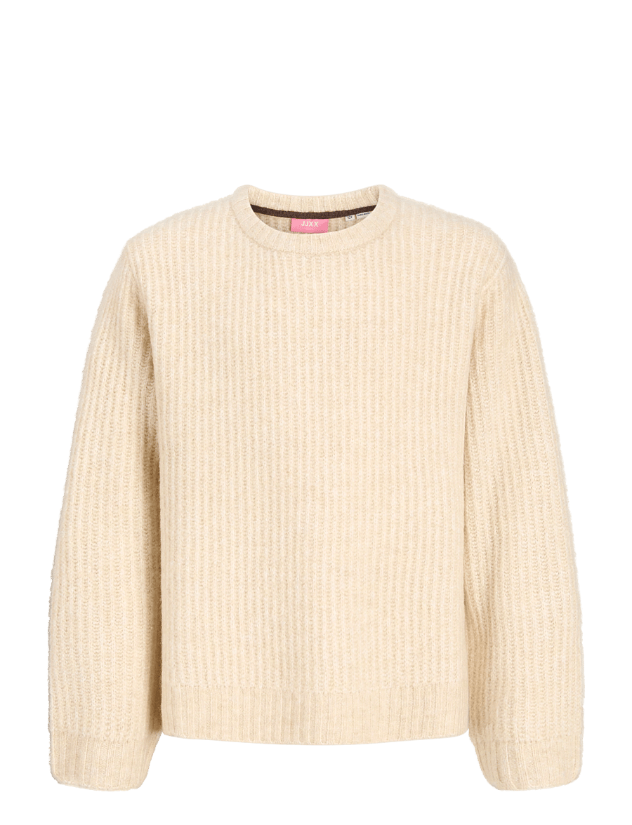JJXX Kids - JXSIGGA DIVERSE CREW NECK KNIT SN GRL - džemprid - fog - 0