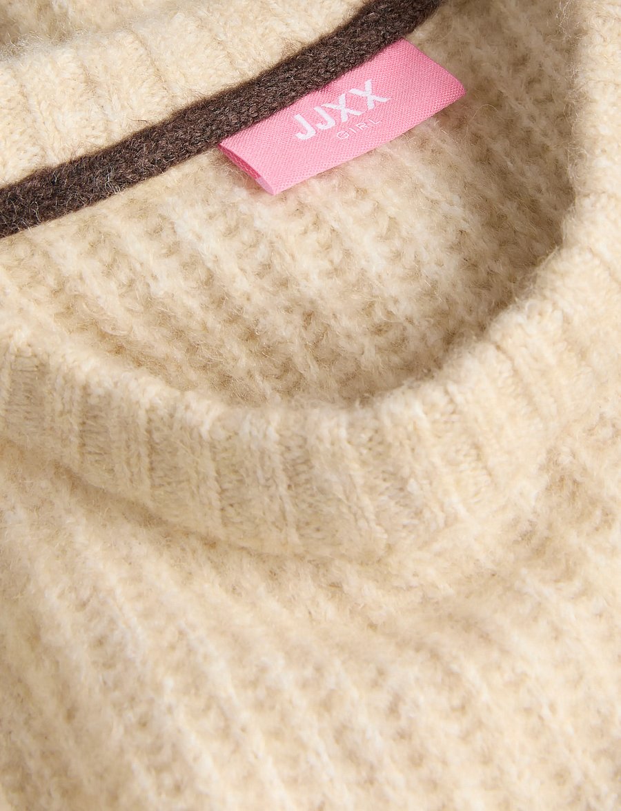 JJXX Kids - JXSIGGA DIVERSE CREW NECK KNIT SN GRL - pullover - fog - 2