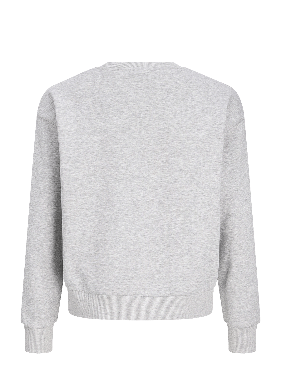 JJXX Kids - JXMERLE SHORT LS CREW SWT LN NOOS GRL - sweatshirts - light grey melange - 2