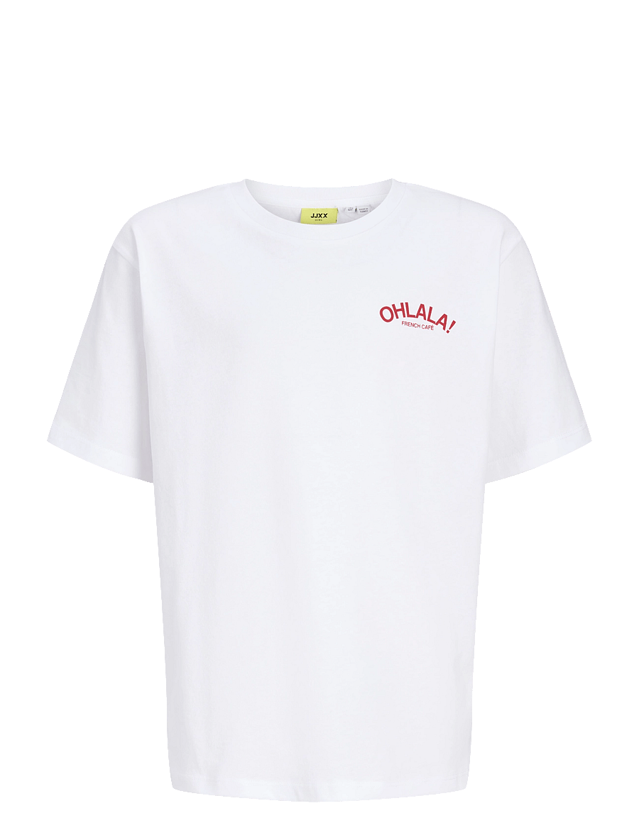 JJXX Kids - JXMILLOW SS TEE JRS SN GRL - kurzärmelige - bright white - 1