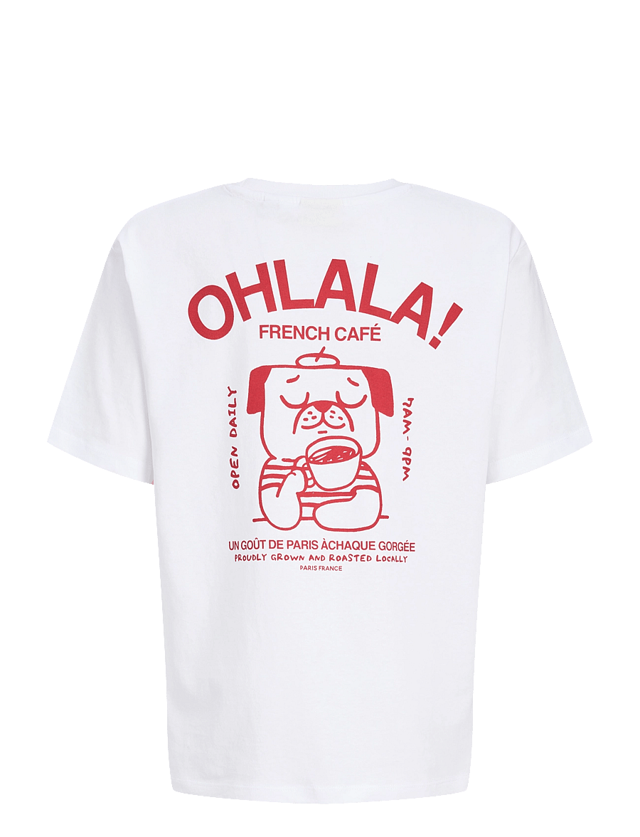 JJXX Kids - JXMILLOW SS TEE JRS SN GRL - kurzärmelige - bright white - 2
