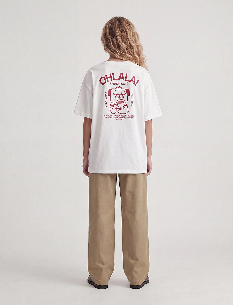 JJXX Kids - JXMILLOW SS TEE JRS SN GRL - kurzärmelige - bright white - 3