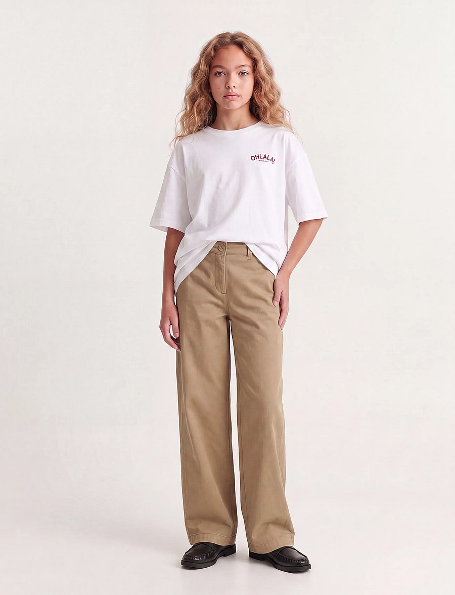 JJXX Kids - JXMILLOW SS TEE JRS SN GRL - kurzärmelige - bright white - 4