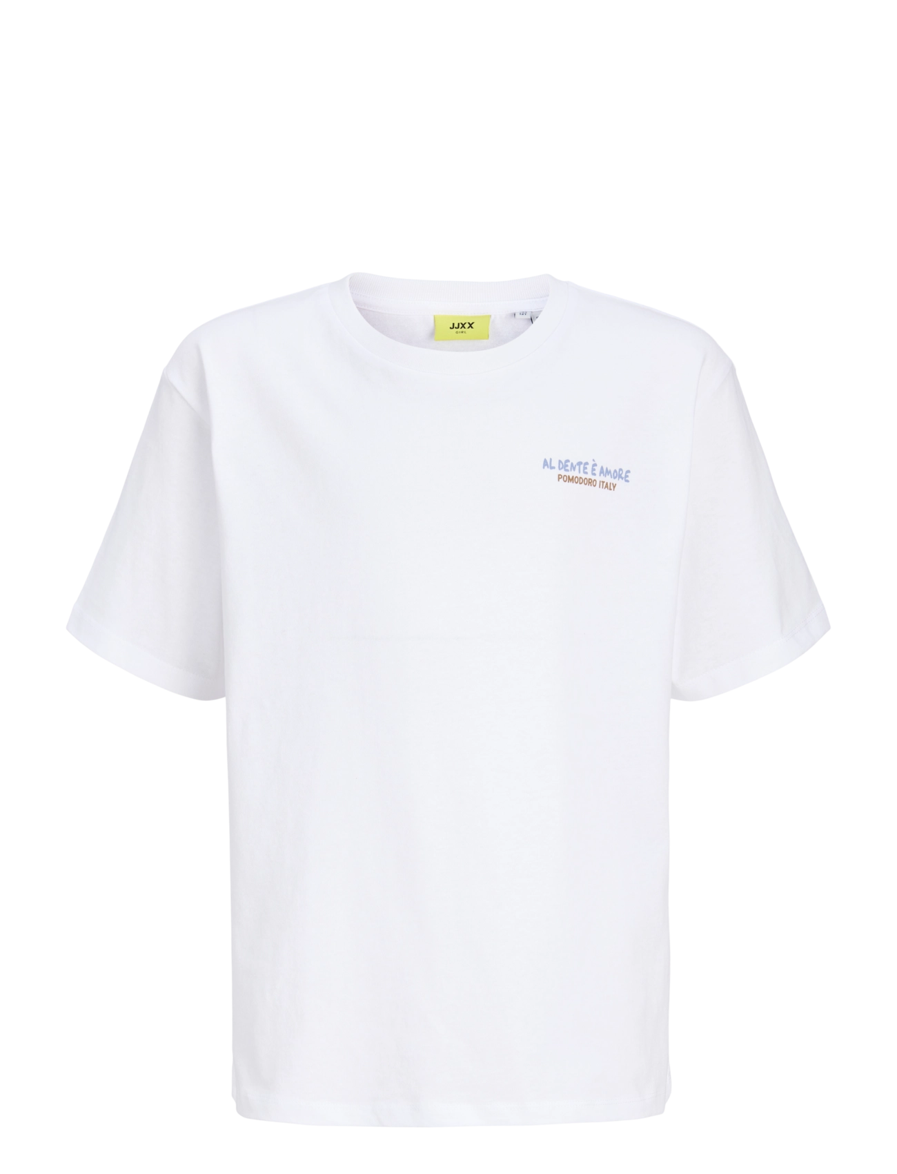 JJXX Kids JXMILLOW SS TEE JRS SN GRL - Tagasi kooli - BRIGHT WHITE / white