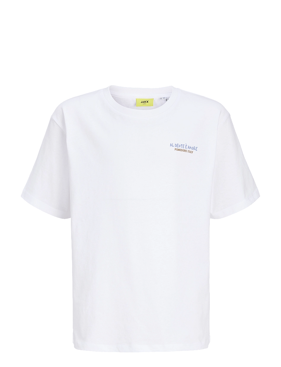 JJXX Kids - JXMILLOW SS TEE JRS SN GRL - lühikeste varrukatega t-särgid - bright white - 1