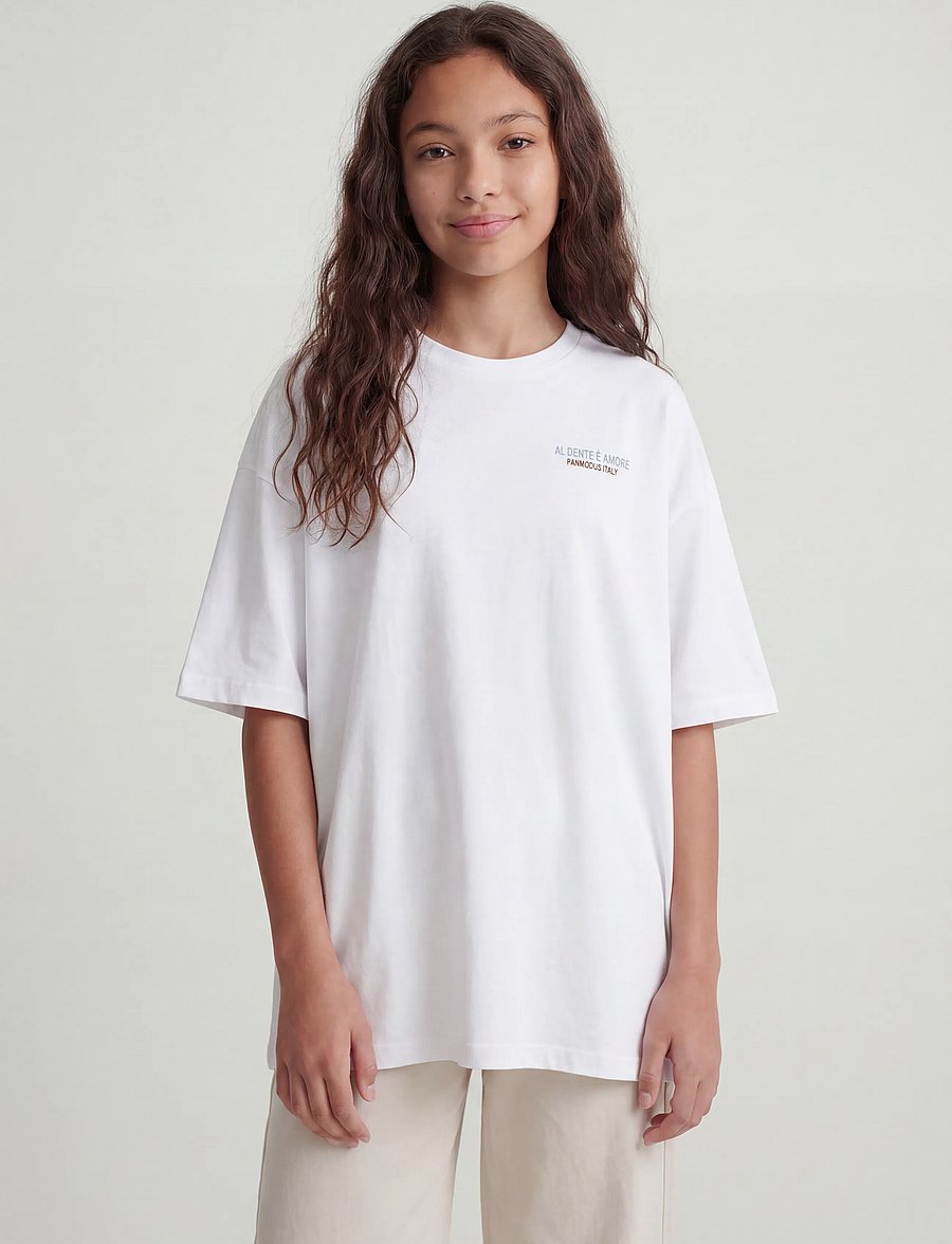JJXX Kids - JXMILLOW SS TEE JRS SN GRL - lühikeste varrukatega t-särgid - bright white - 0